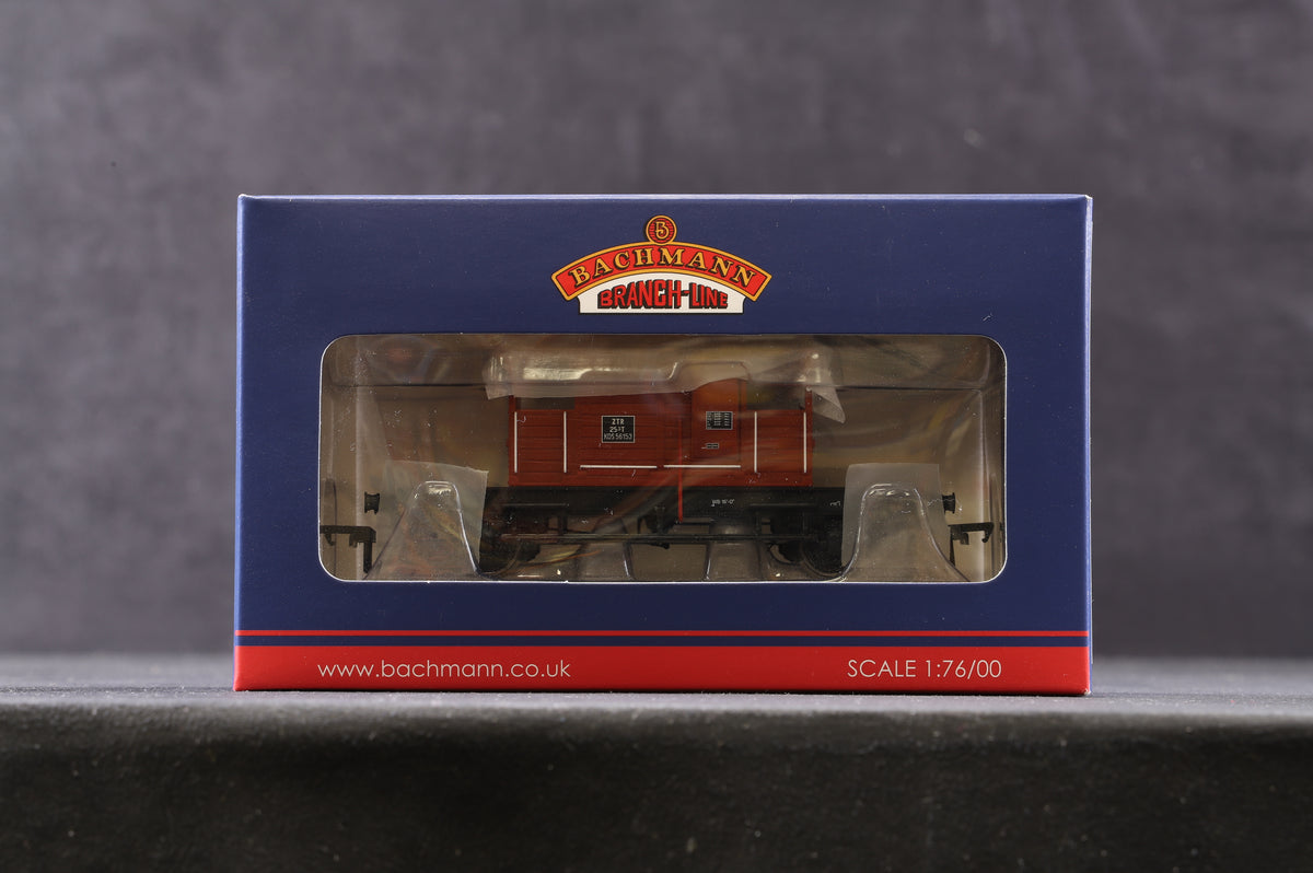 Bachmann OO 38-404Z SR Pill Box Brake Van Satlink Red &amp; Yellow Excl. Model Rail