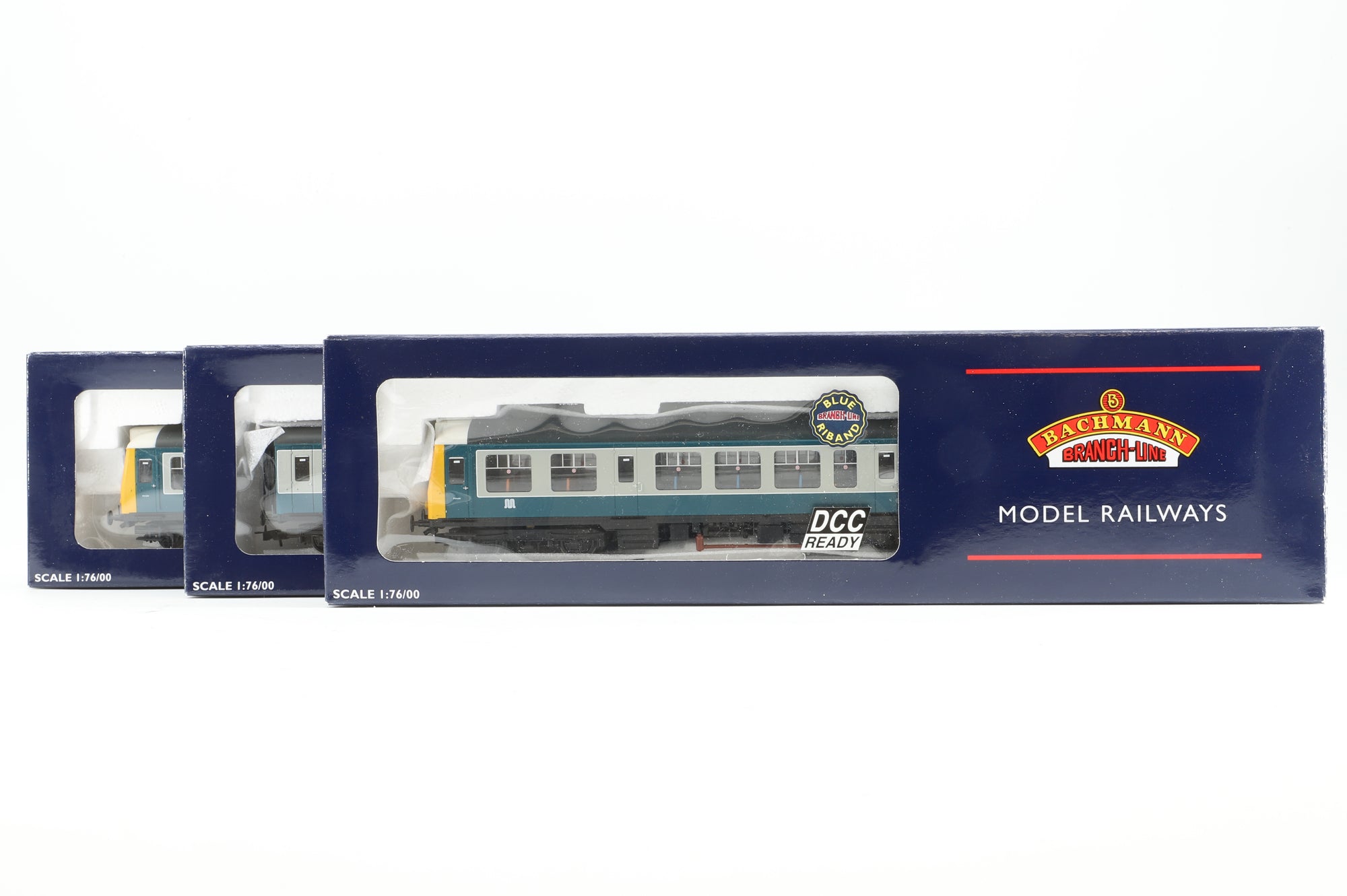 Bachmann OO 32-910 Class 108 3 Car DMU British Rail Blue & Grey