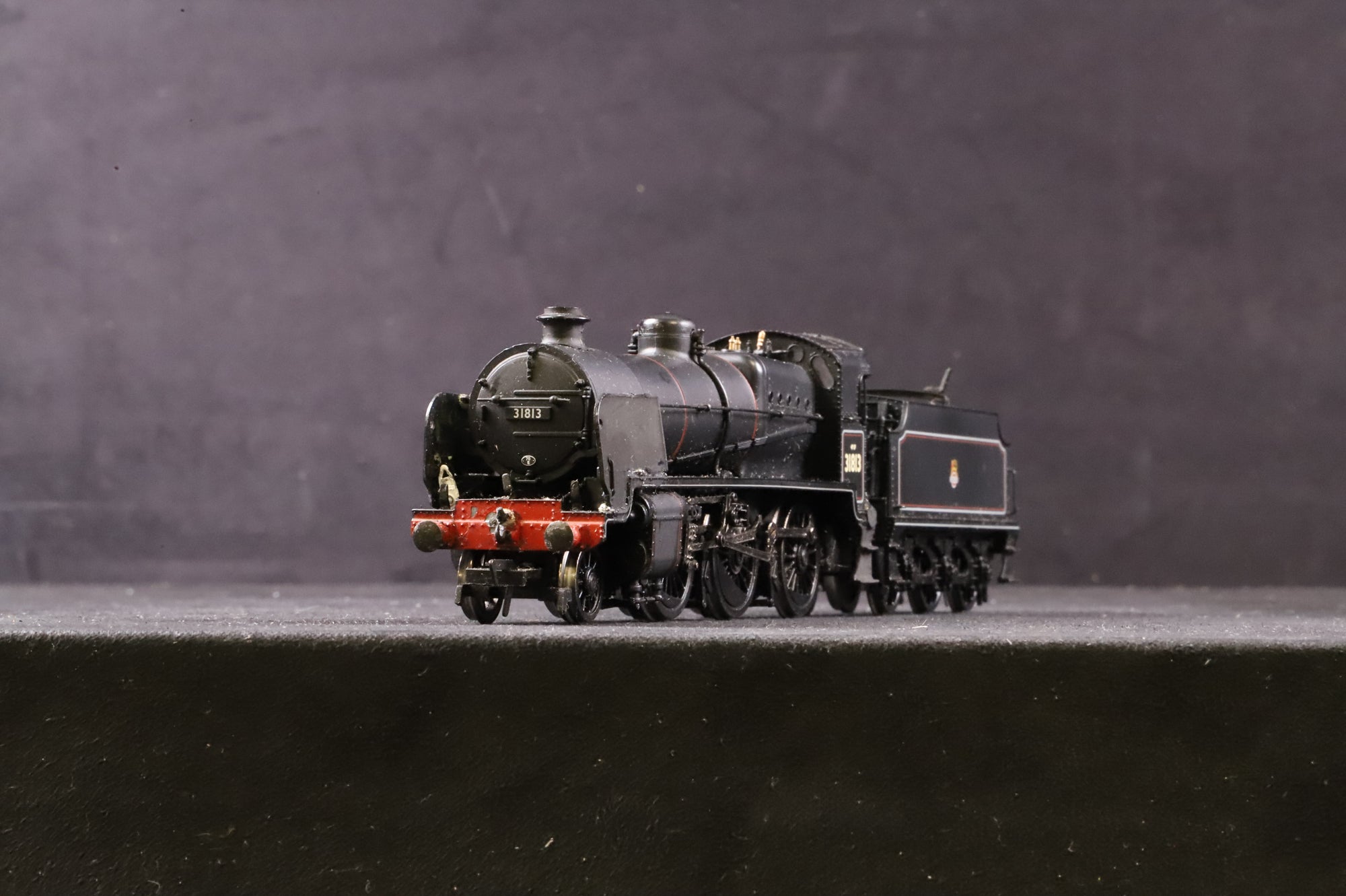 WORKSHOP Bachmann OO 32-152 N Class 31813 in Lined BR Black w/ Late Crests