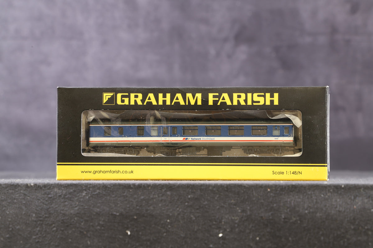 Graham Farish N Rake of 4 Network Southeast Mk2A Coaches, Inc. 374-682 &amp; 3 x 374-711