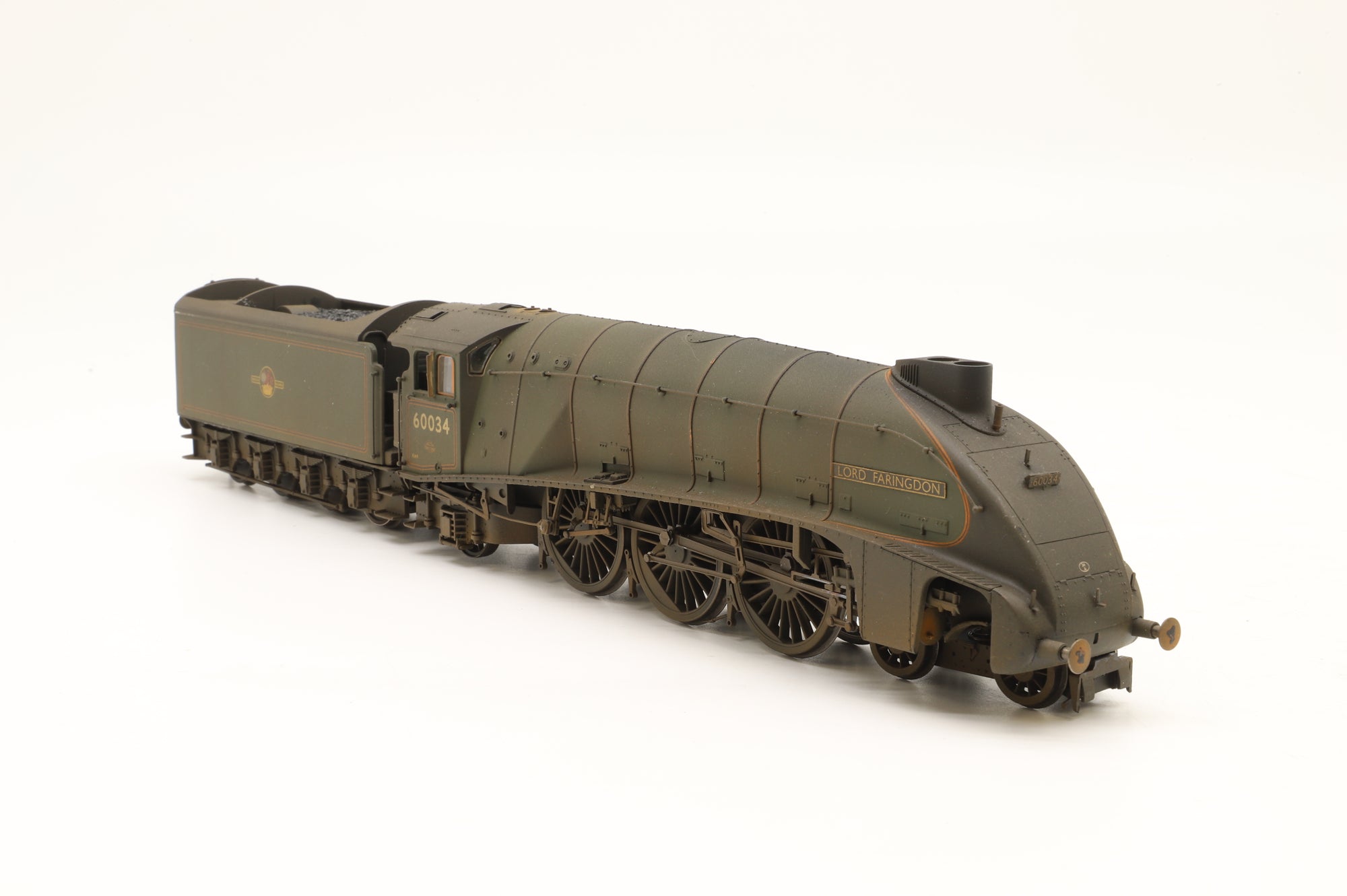 Hornby OO R3994 Class A4 60030 'Golden Fleece' in Lined BR Green w/ Late Crests – TMC Weathered