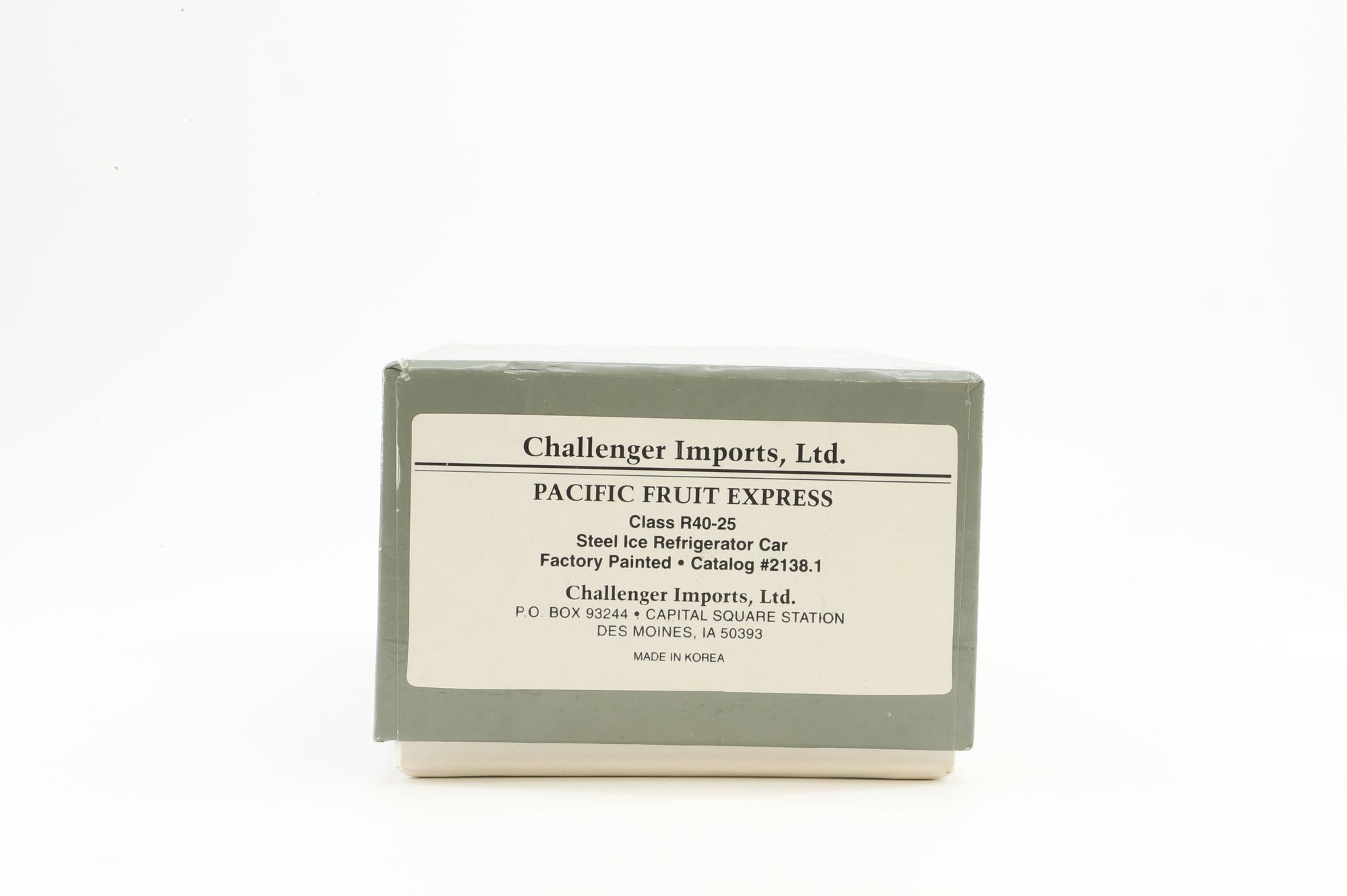 Challenger Imports HO Brass 2138.1 PFE Ice Reefer Class R40-25 Yellow '2117'