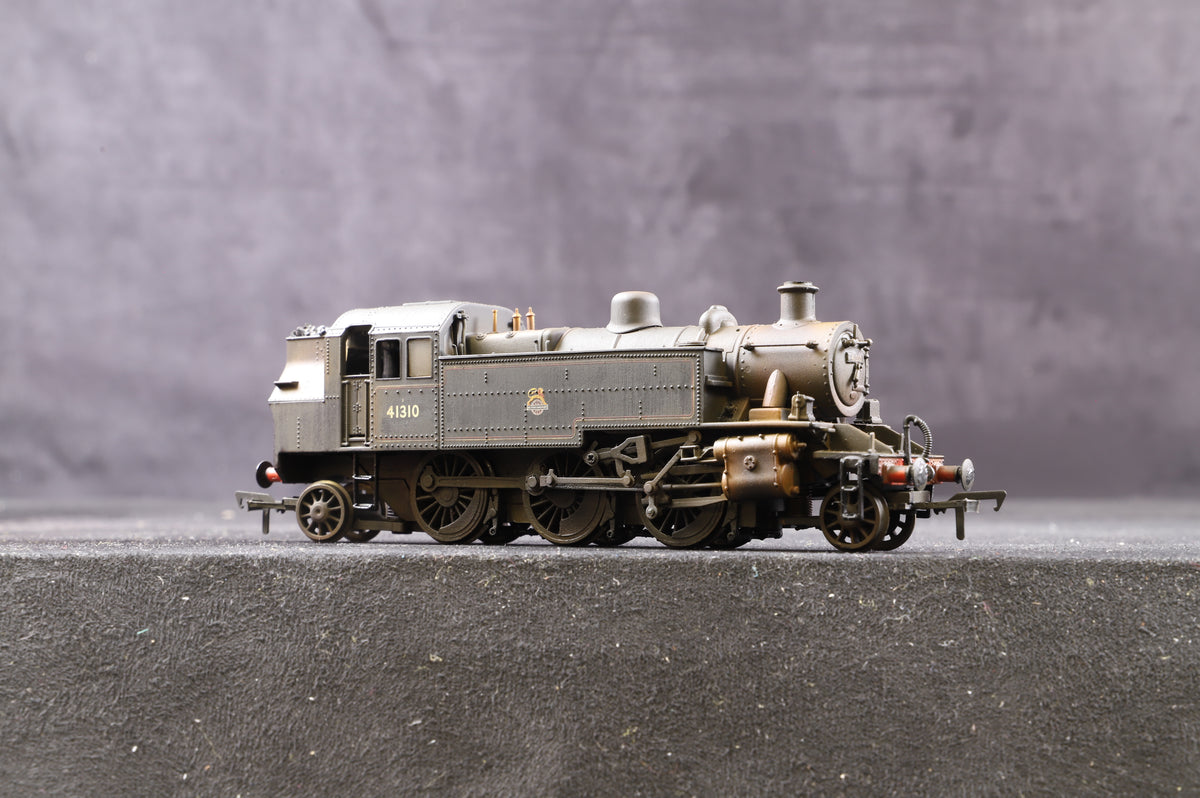 Bachmann OO 31-457 Ivatt 2-6-2 Tank &#39;41310&#39; BR Black E/C, Weathered