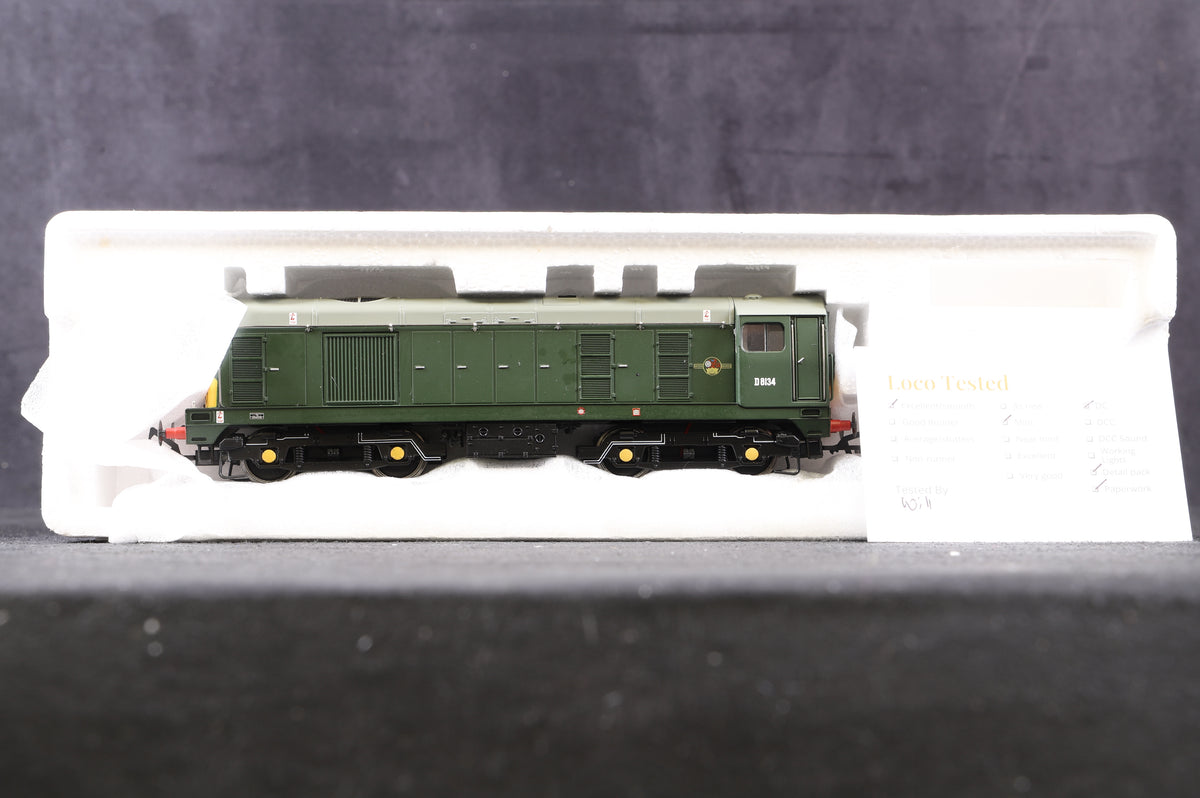 Bachmann OO 32-028 Class 20 Diesel &#39;D8134&#39; BR Green With Indicator Boxes