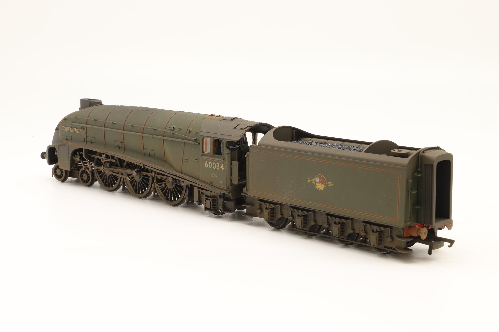 Hornby OO R3994 Class A4 60030 'Golden Fleece' in Lined BR Green w/ Late Crests – TMC Weathered