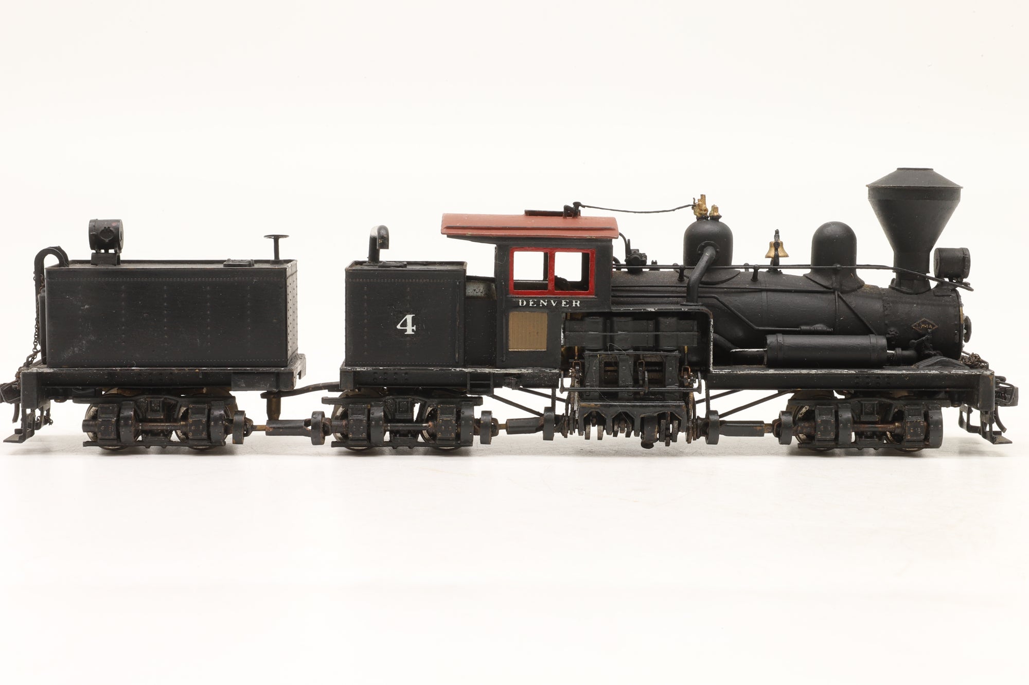 United Scale Models HO Brass 3 Truck Shay Class B '4' Custom Painted