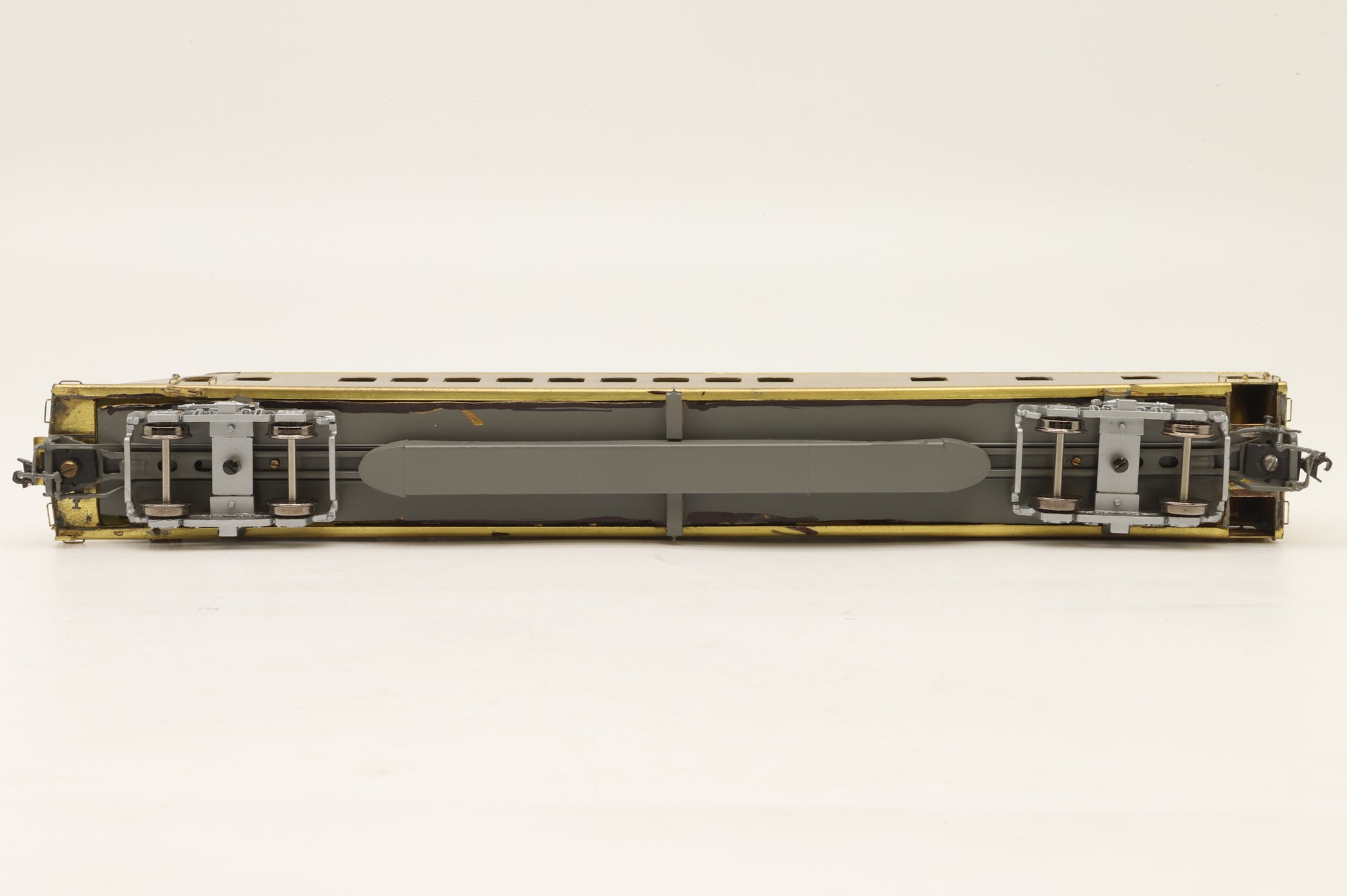 Overland Models HO Brass Milwaukee Parlor Observation Coach Unpainted