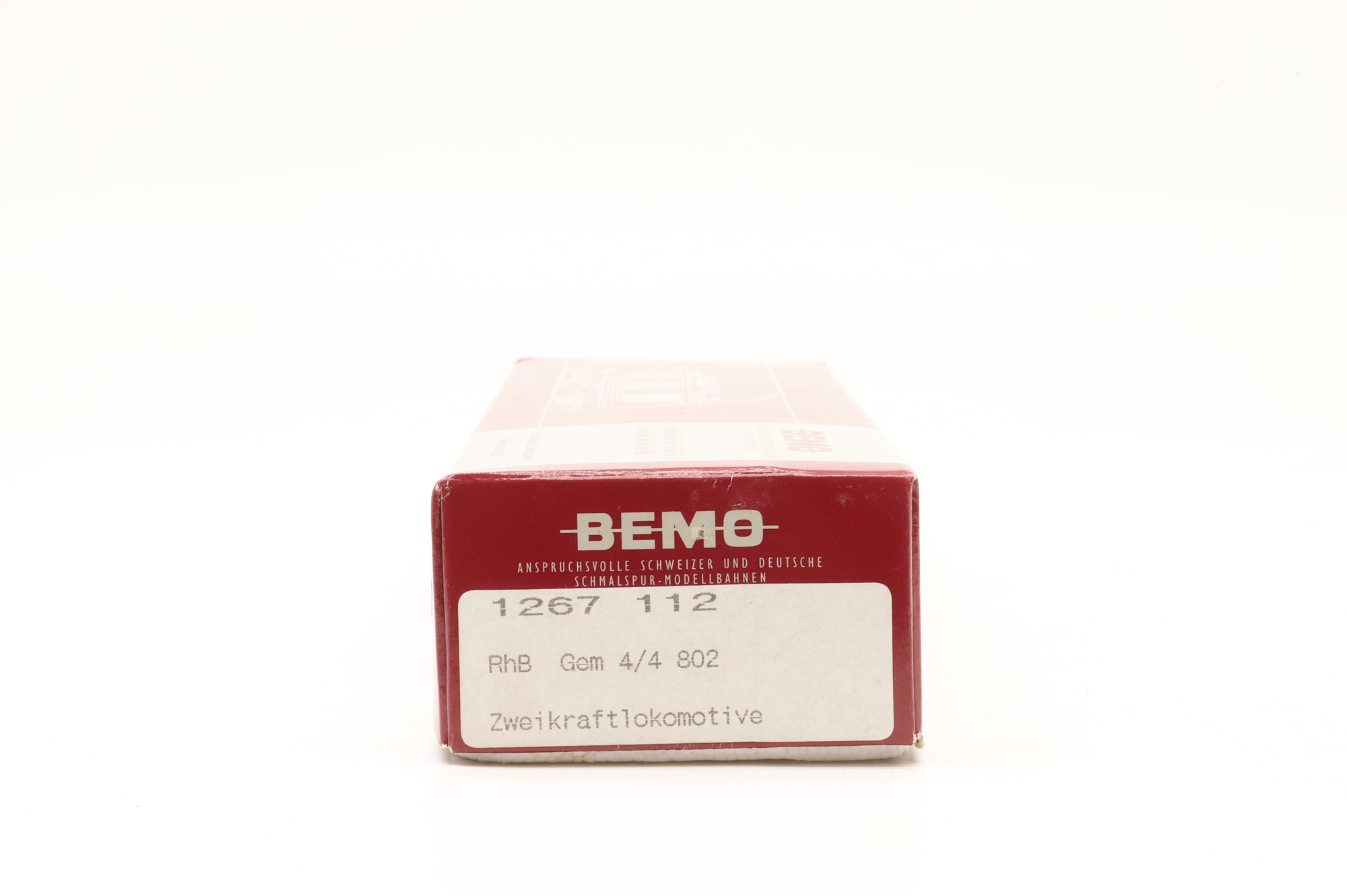 BEMO HOm 1267112 Gem 4/4 #802 in RhB Red
