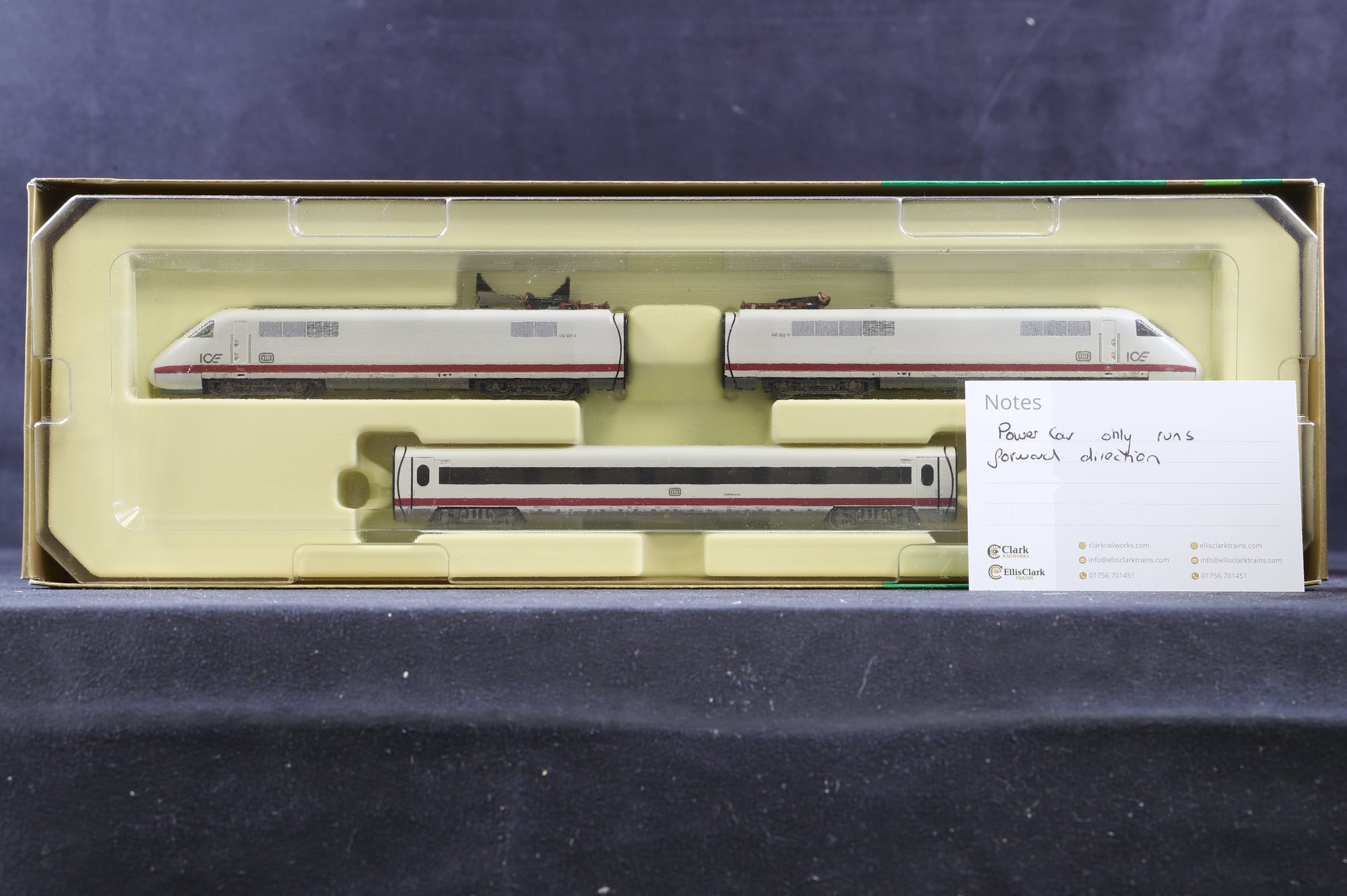 Minitrix N 12996 Class BR 401 HST 3 Car Set "ICE" DB Requires TLC