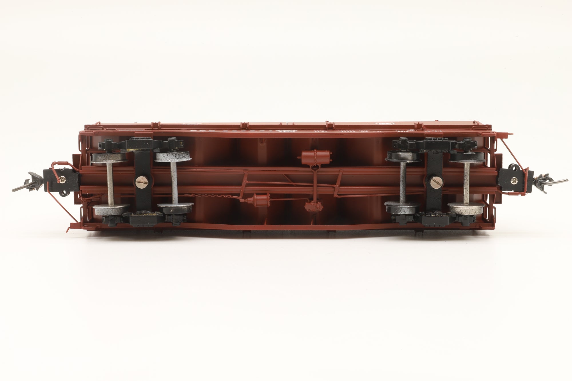 Woosung Brass Models/Rail Works Ltd HO PRR G-41 Steel Coil Car, Custom Painted Brass