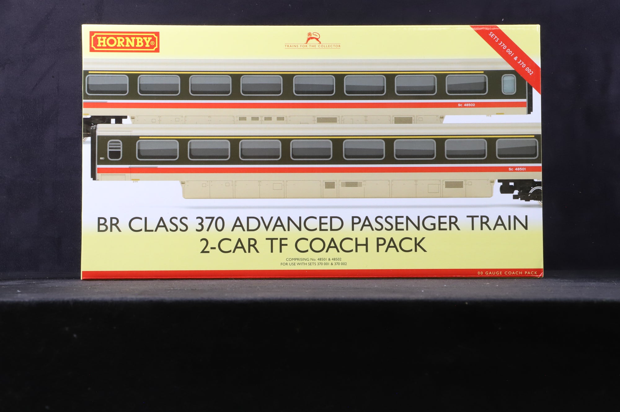 Hornby OO R40014 BR Class 370 Advanced Passenger Train 2-Car TF Coach Pack, '48501' & '48502'