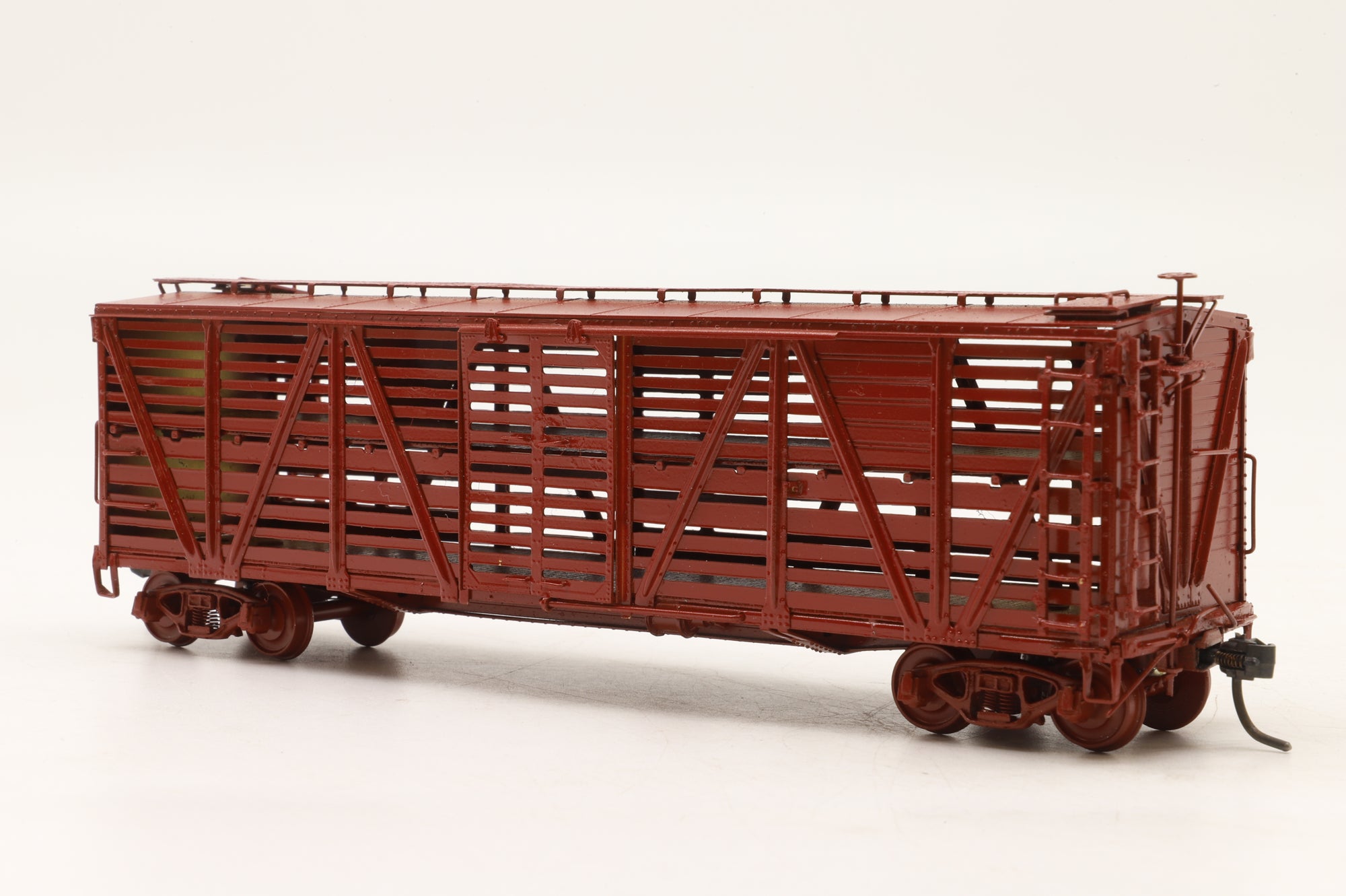 Iron Horse HO Brass 15598 K-7A Double Deck Stock Car in Plain FCR