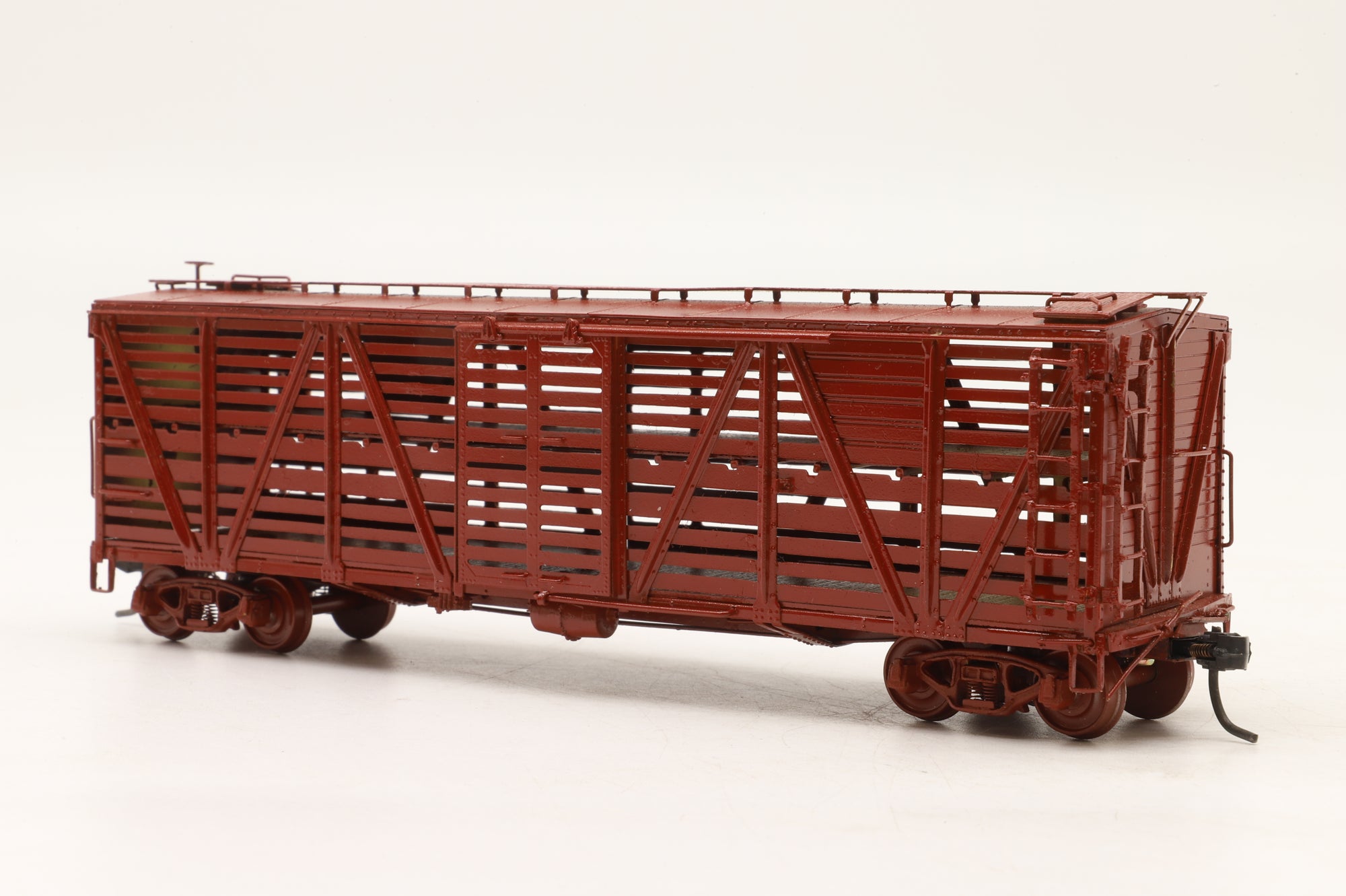 Iron Horse HO Brass 15598 K-7A Double Deck Stock Car in Plain FCR