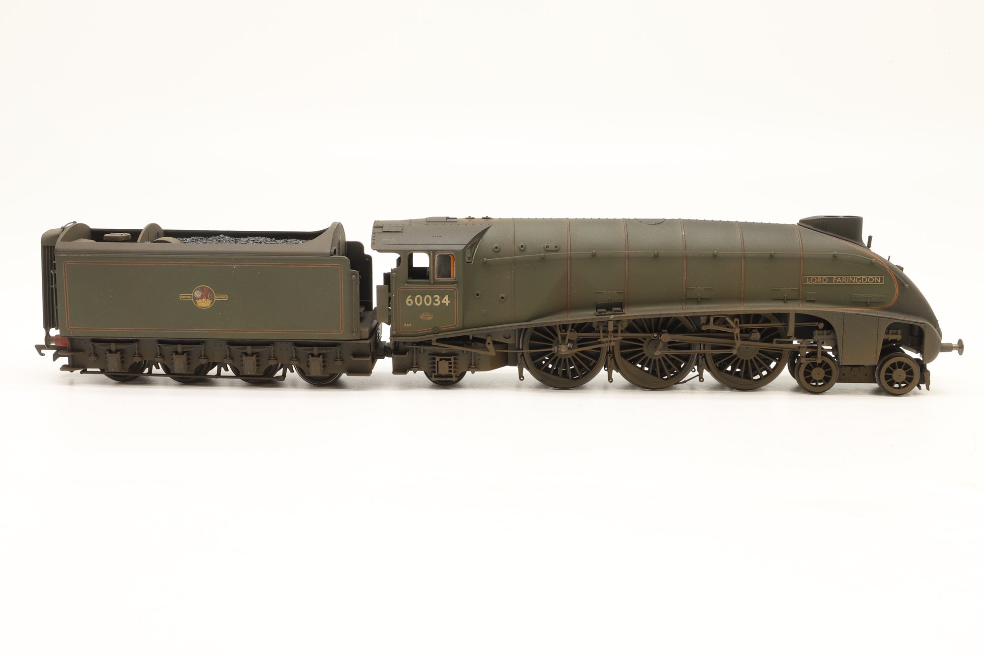 Hornby OO R3994 Class A4 60030 'Golden Fleece' in Lined BR Green w/ Late Crests – TMC Weathered