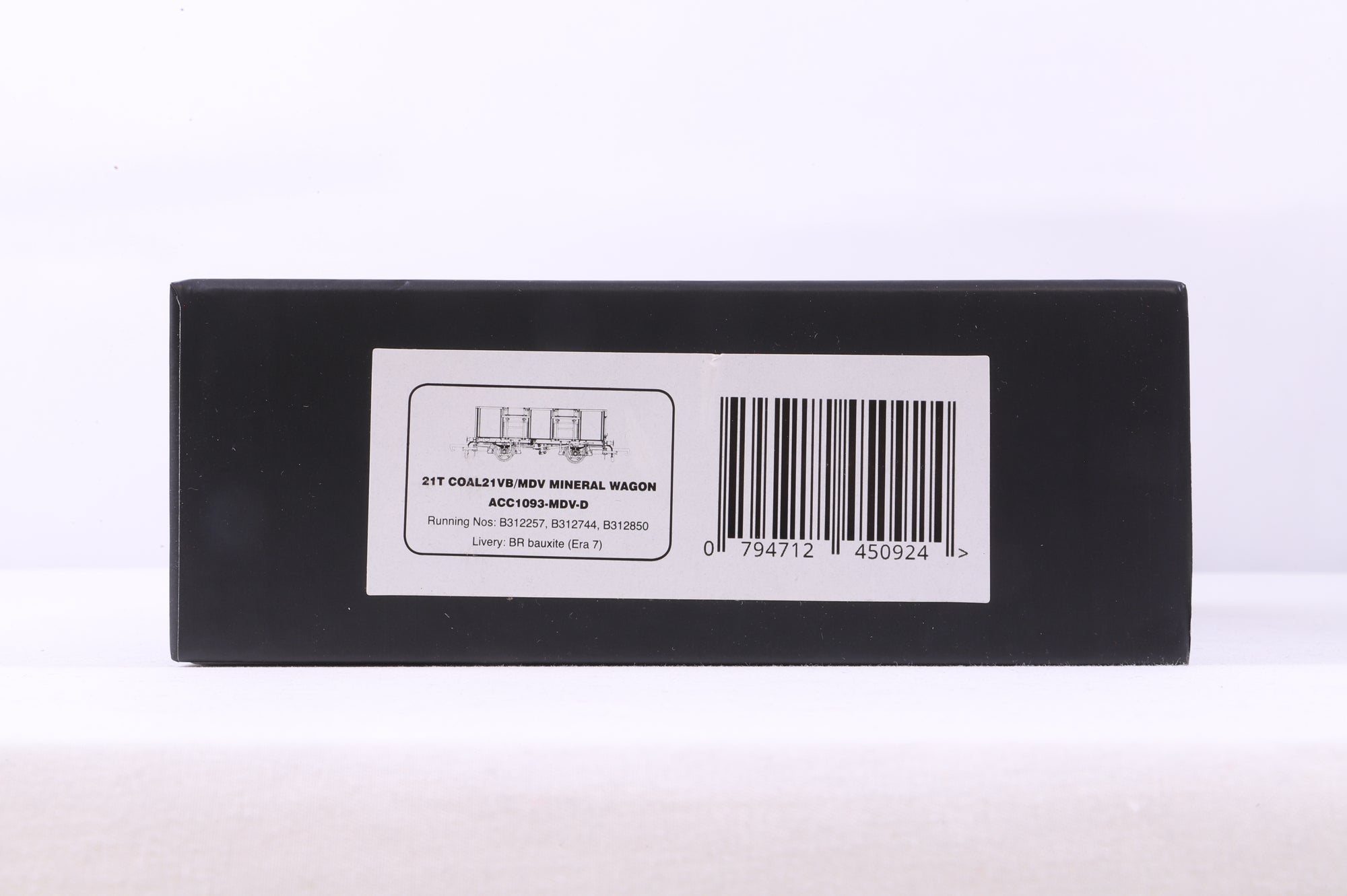 Accurascale OO ACC1093 Triple Pack of 21T Mineral Wagons in BR Bauxite