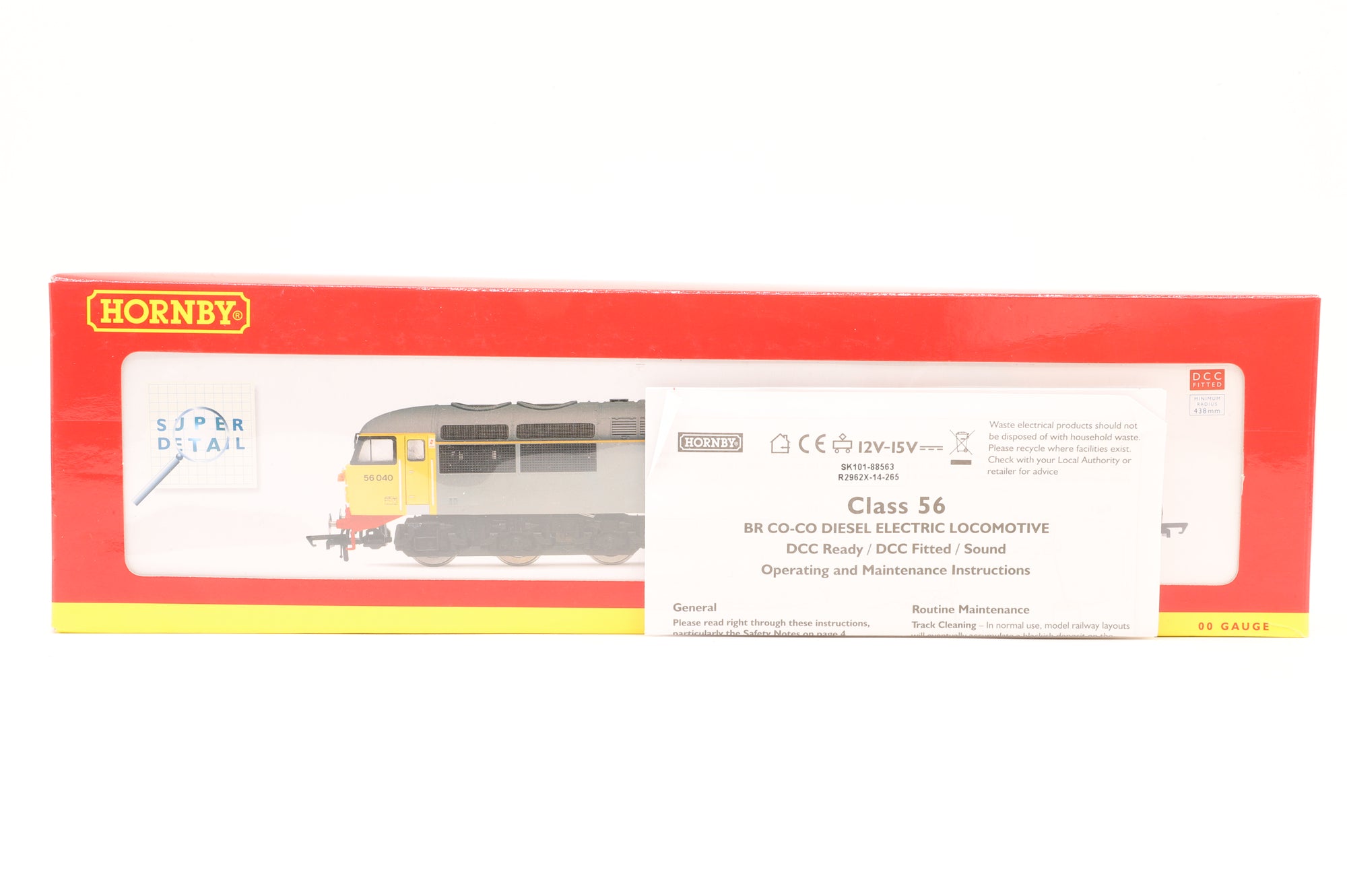 Hornby OO R2962X Class 56 56040 'Oystermouth' in BR Railfreight Grey (Early)