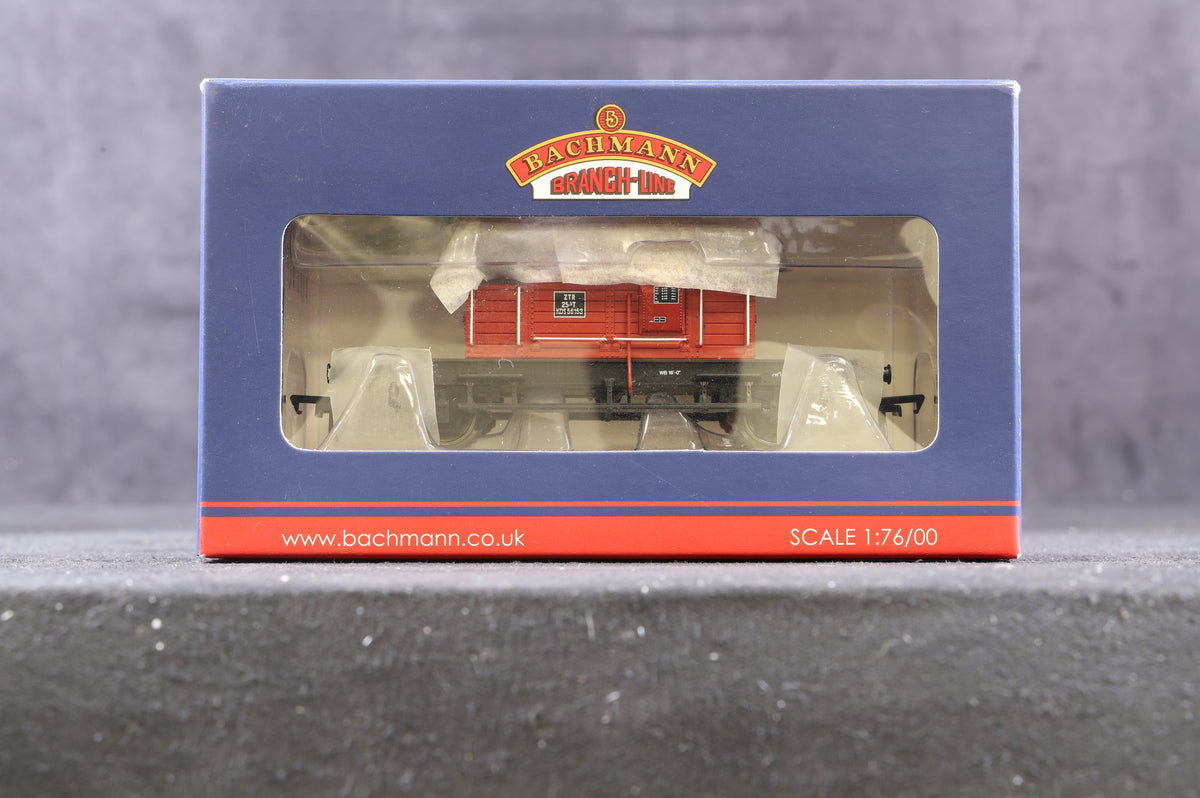 Bachmann OO 38-404Z SR Pill Box Brake Van Satlink Red &amp; Yellow Excl. Model Rail