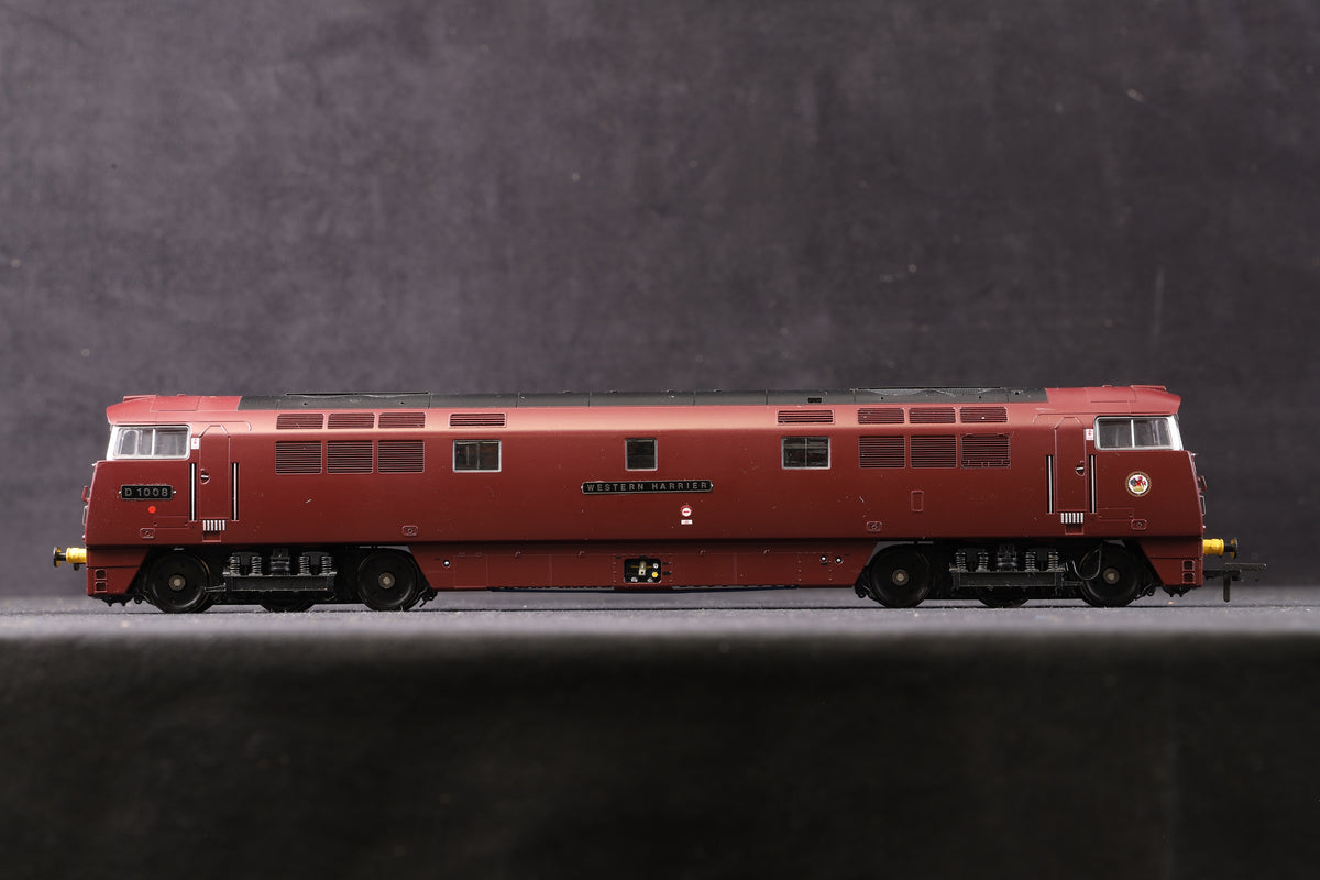 Dapol OO 4D-003-014 Class 52 Western &#39;D1008&#39; &#39;Western Harrier&#39; BR Maroon Tellow Bufferbeam