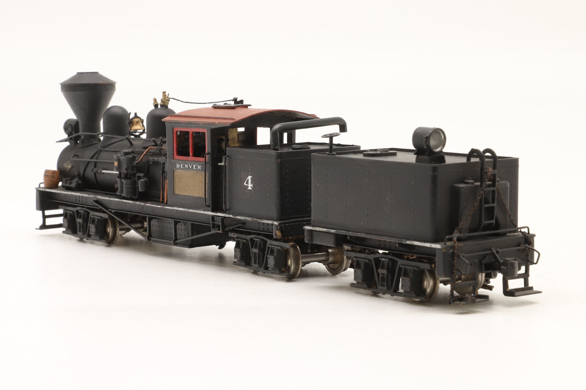 United Scale Models HO Brass 3 Truck Shay Class B '4' Custom Painted