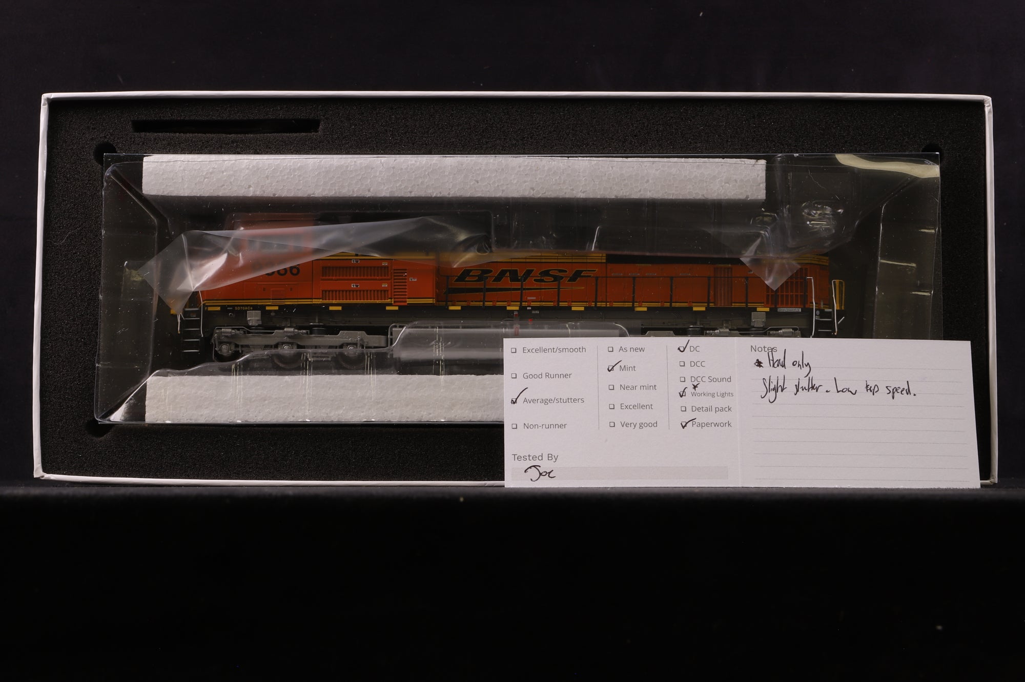 Genesis HO ATHG68509 BNSF Railway SD70ACe '9386'