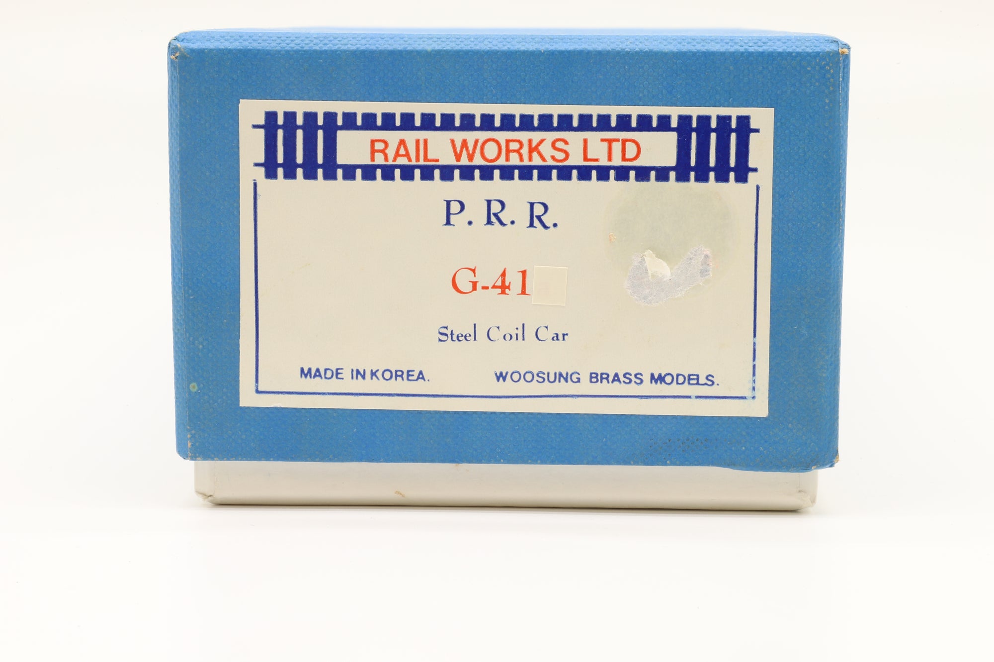 Woosung Brass Models/Rail Works Ltd HO PRR G-41 Steel Coil Car, Custom Painted Brass