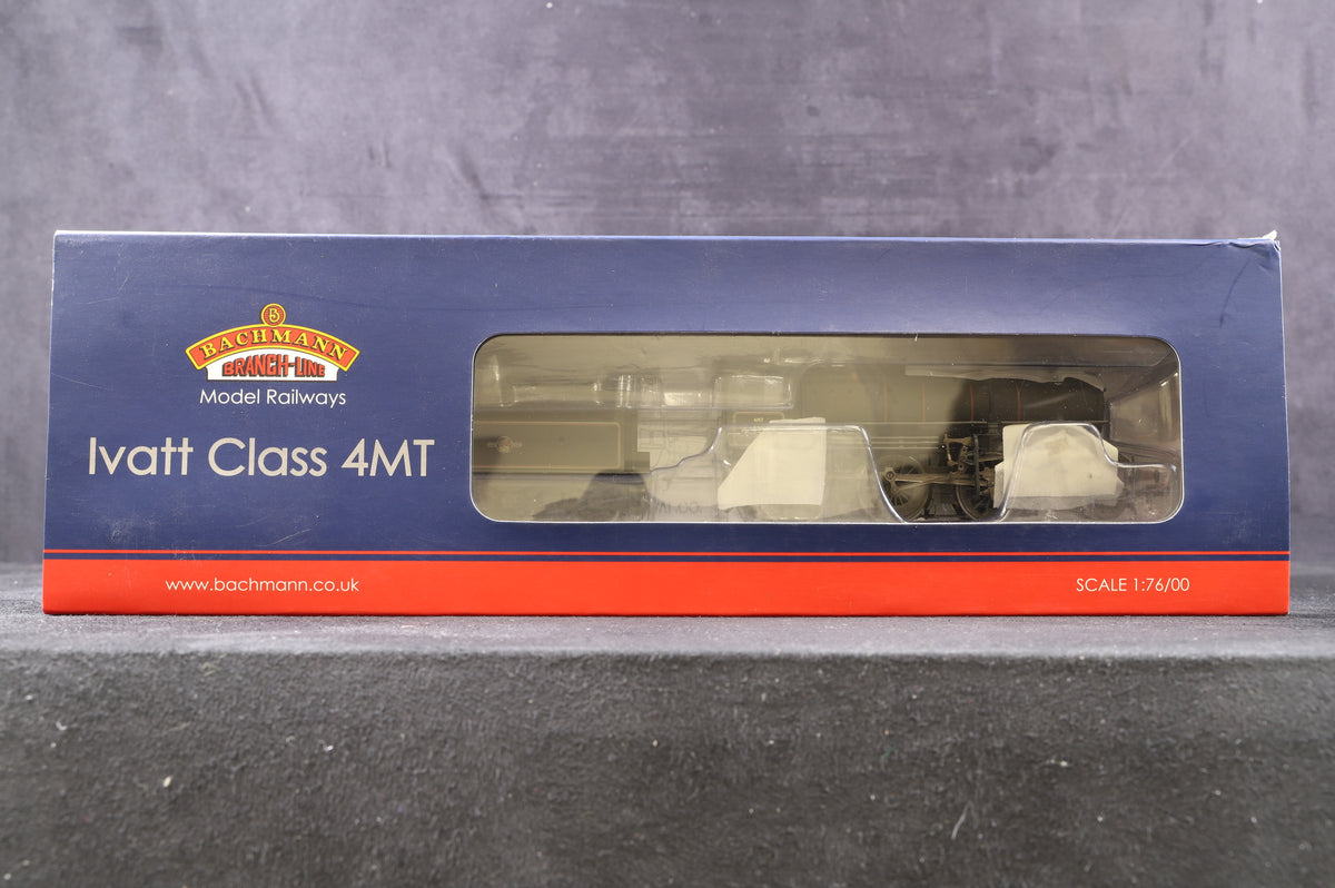 Bachmann OO 32-580A Ivatt Class 4MT 2-6-0 &#39;43014&#39; BR Black L/C, Weathered