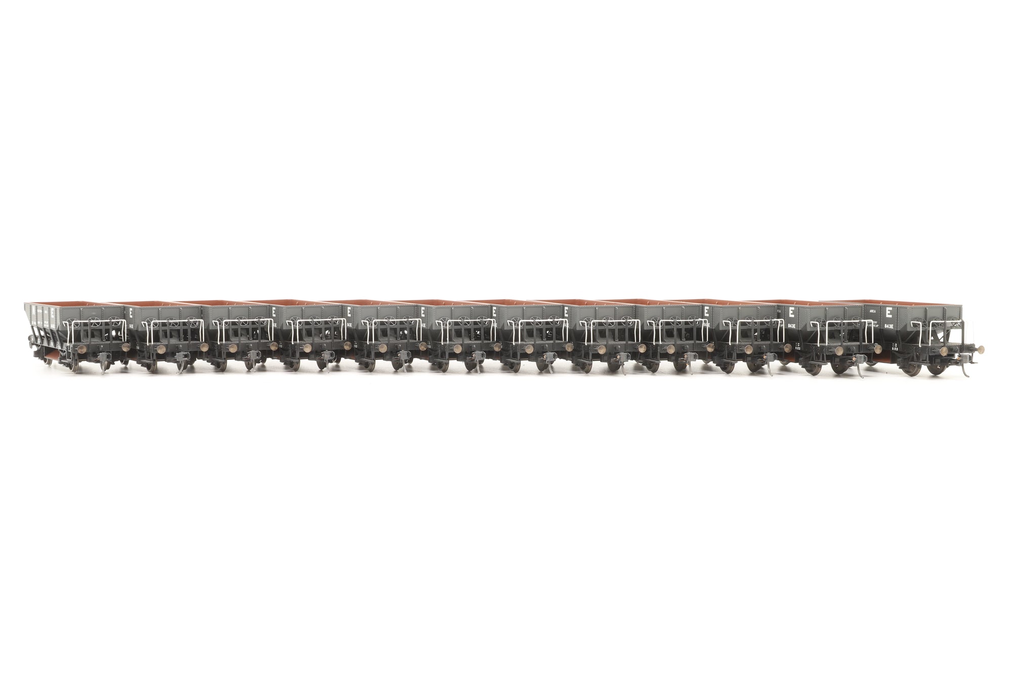 Hornby OO Rake of 12 Trout Ballast Hopper Wagons