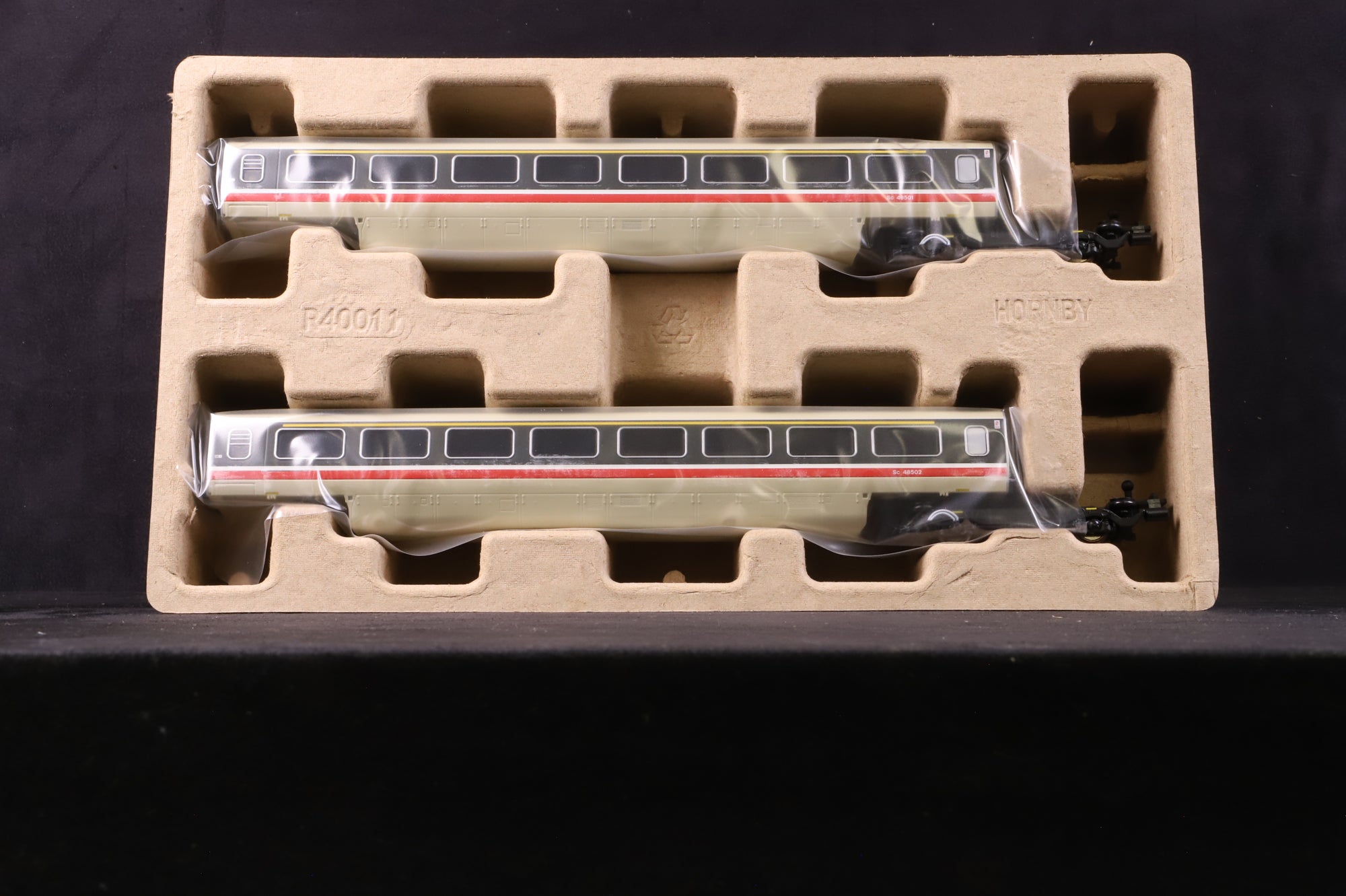 Hornby OO R40014 BR Class 370 Advanced Passenger Train 2-Car TF Coach Pack, '48501' & '48502'