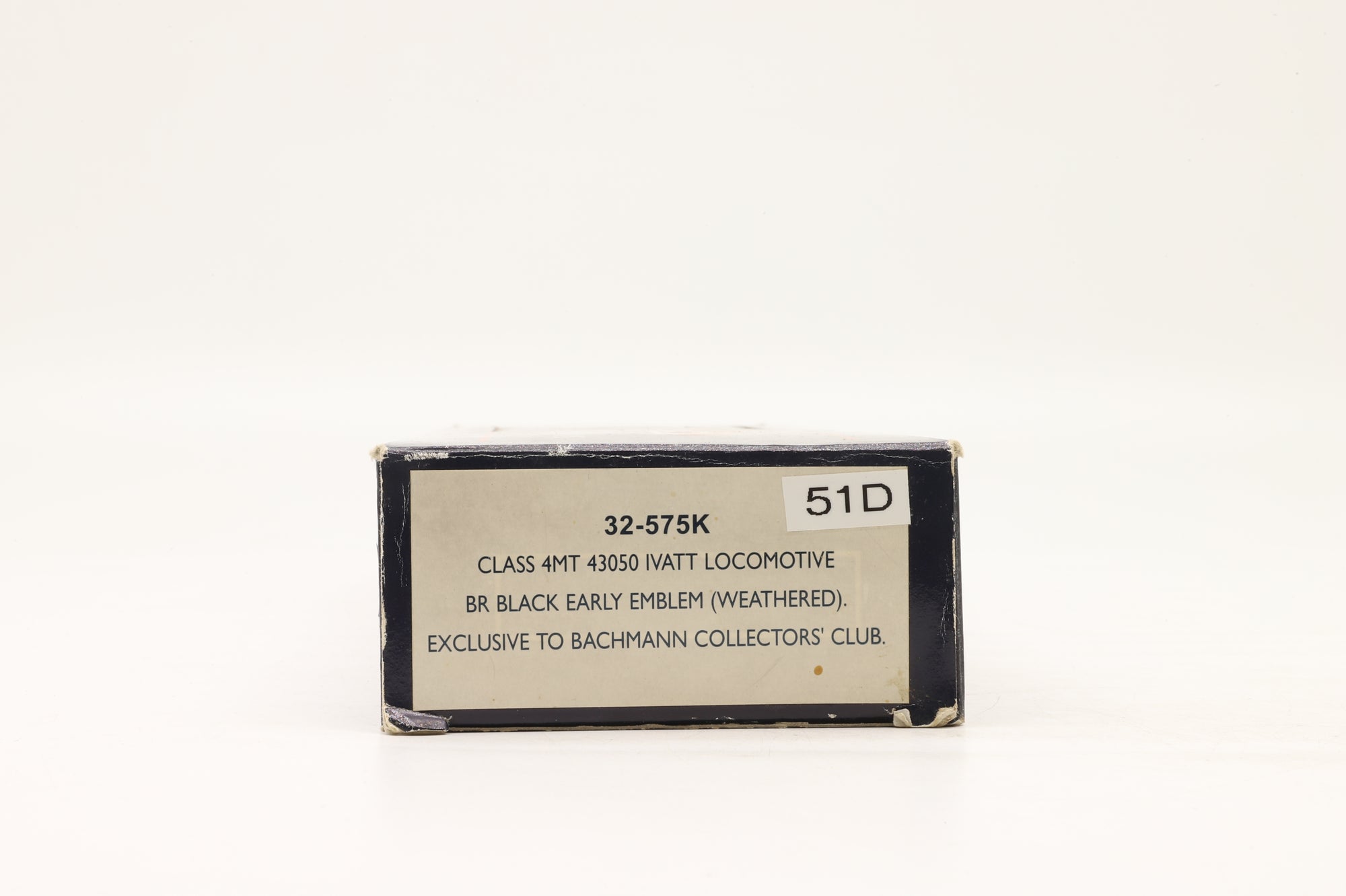 Bachmann OO 32-575K Class 4MT Ivatt '43050' BR Black E/C Weathered