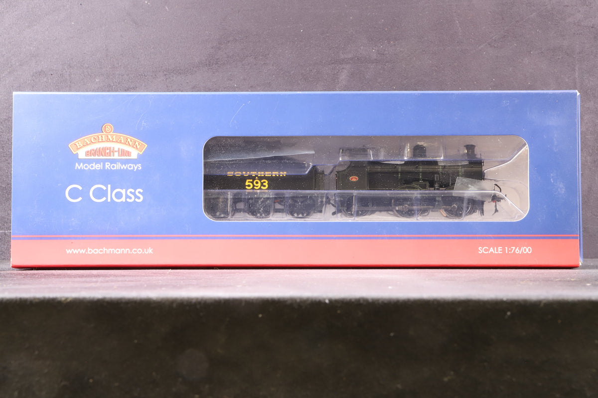 Bachmann OO 31-464 C Class &#39;593&#39; SR Black