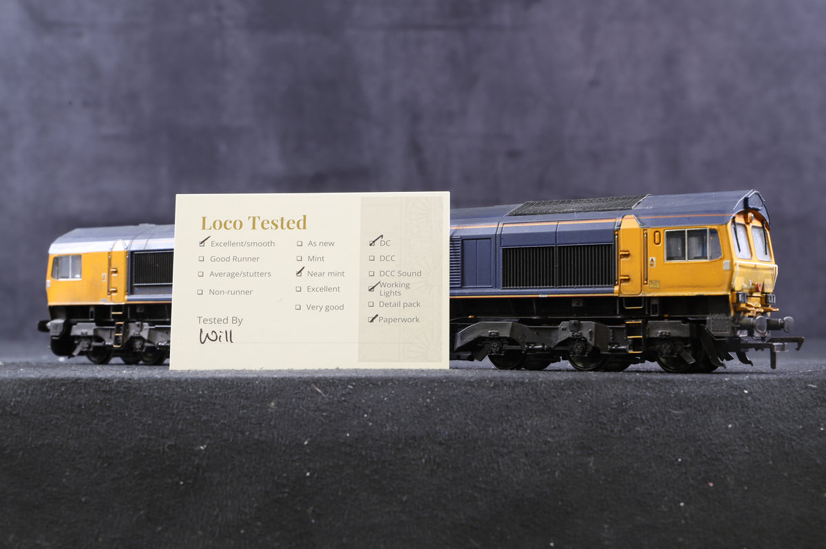 Bachmann OO Class 66 &#39;66706&#39; &#39;Nene Valley&#39; GBRf Weathered, Renamed &amp; Renumbered