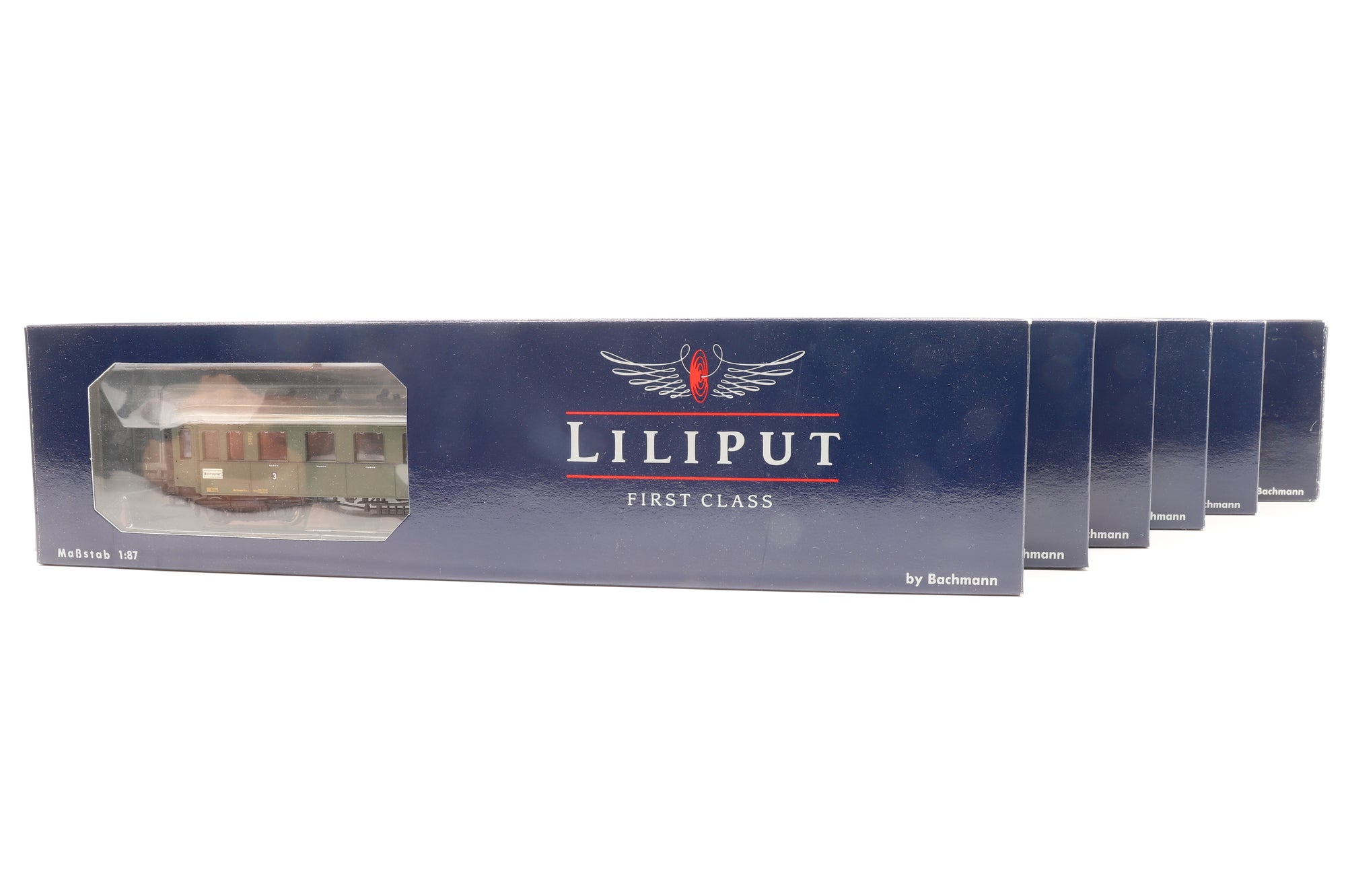 Liliput HO Rake of 5 Schnellzugwagens