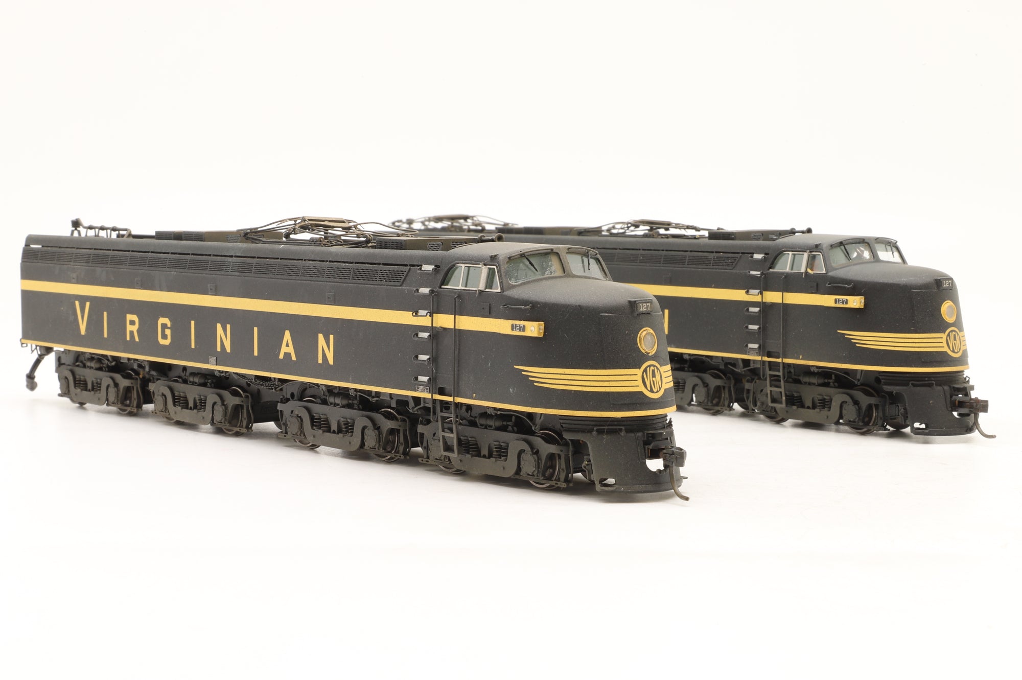 VGN HO Brass 127.1 Virginian EL-2B Electrics Factory Painted