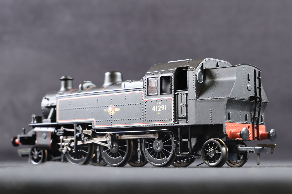 Bachmann OO 31-441DC Ivatt 2-6-2T &#39;41291&#39; BR Lined Black L/Crest, DCC Fitted