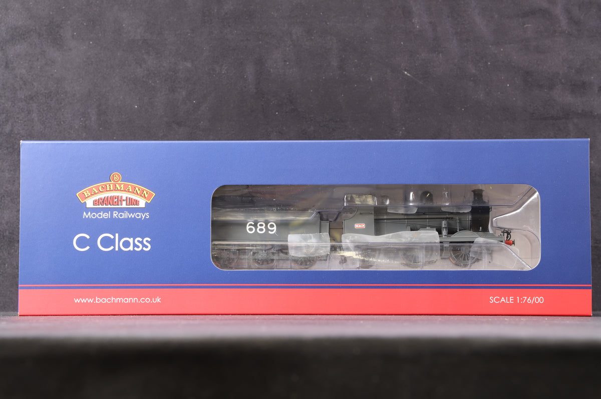 Bachmann OO 31-460K C Class &#39;689&#39; SE&amp;CR Wartime Grey, Bachmann Collectors&#39; Club Excl.