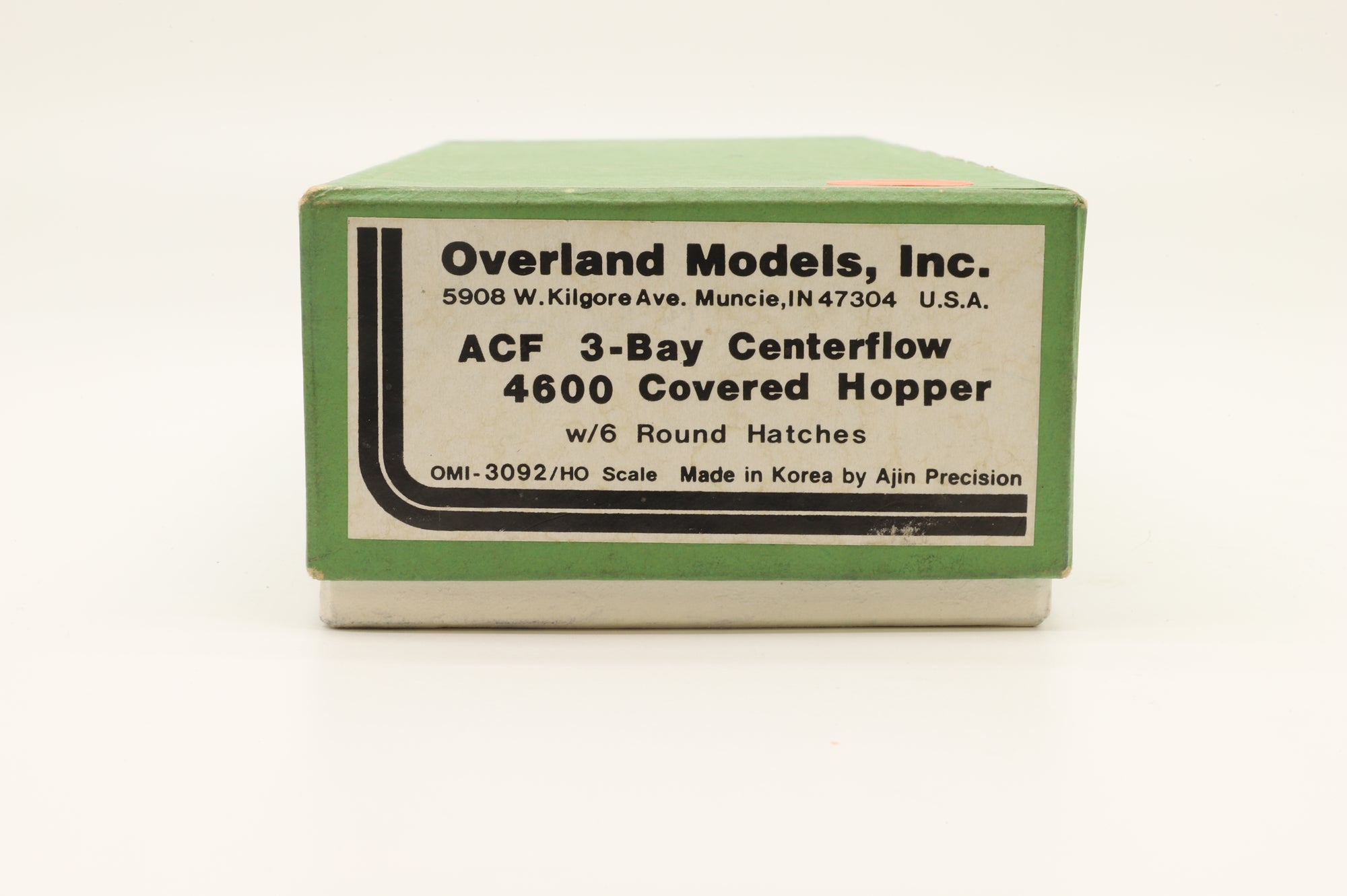 Overland Models HO Brass 3092 ACF 3-Bay Centrefold Covered Hopper Unpainted