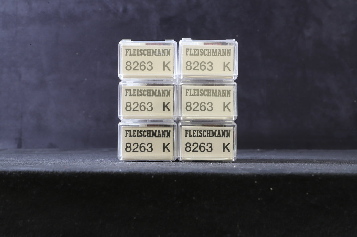 Fleischmann N 8263 Rake Of 6 High Sided Wagons