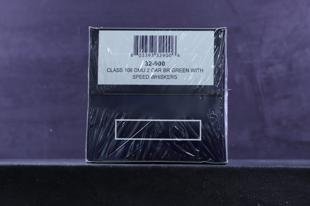 Bachmann OO 32-900 Class 108 2-Car DMU in BR Green w/ Speed Whiskers