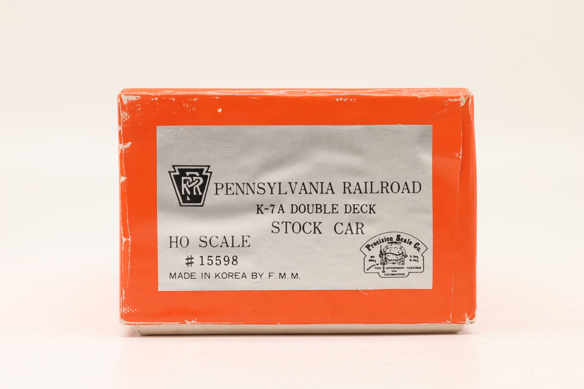 Iron Horse HO Brass 15598 K-7A Double Deck Stock Car in Plain FCR