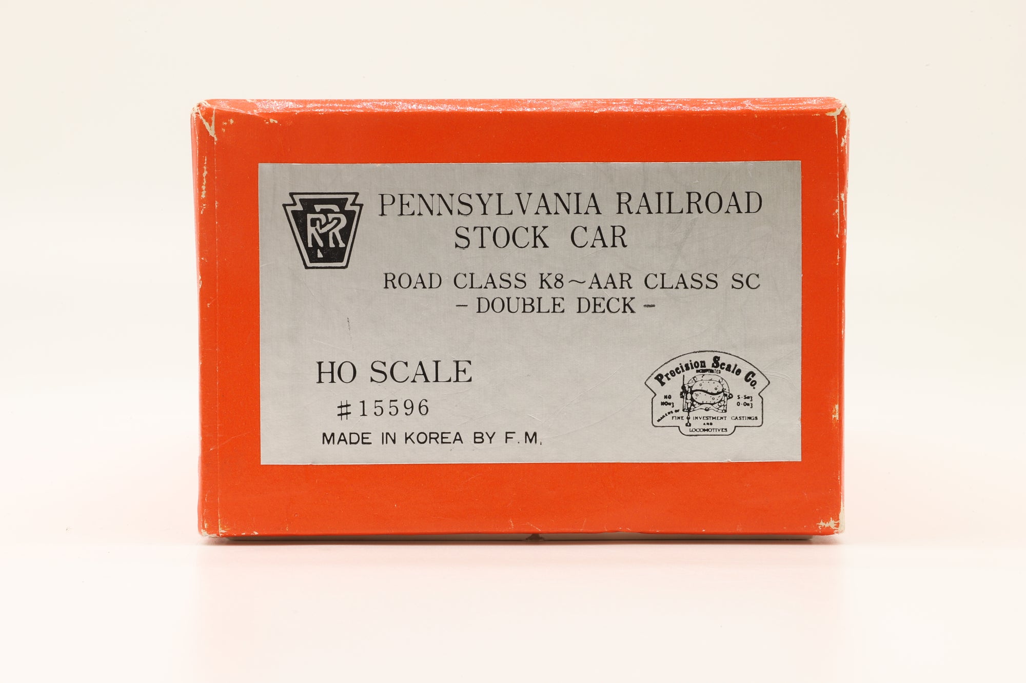 Iron Horse Models HO Brass 15596 PRR K8 AAR Class Double Deck Stock Car - Unpainted