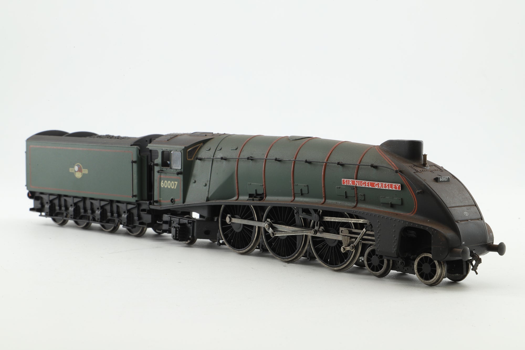 Bachmann OO 31-954A Class A4 60007 'Sir Nigel Gresley' in Lined BR Green w/ Late Crests - Lightly Weathered