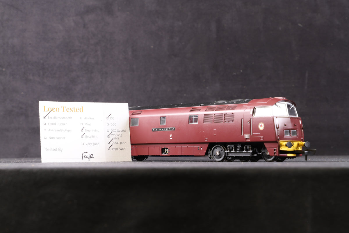 Dapol OO 4D-003-014 Class 52 Western &#39;D1008&#39; &#39;Western Harrier&#39; BR Maroon Tellow Bufferbeam