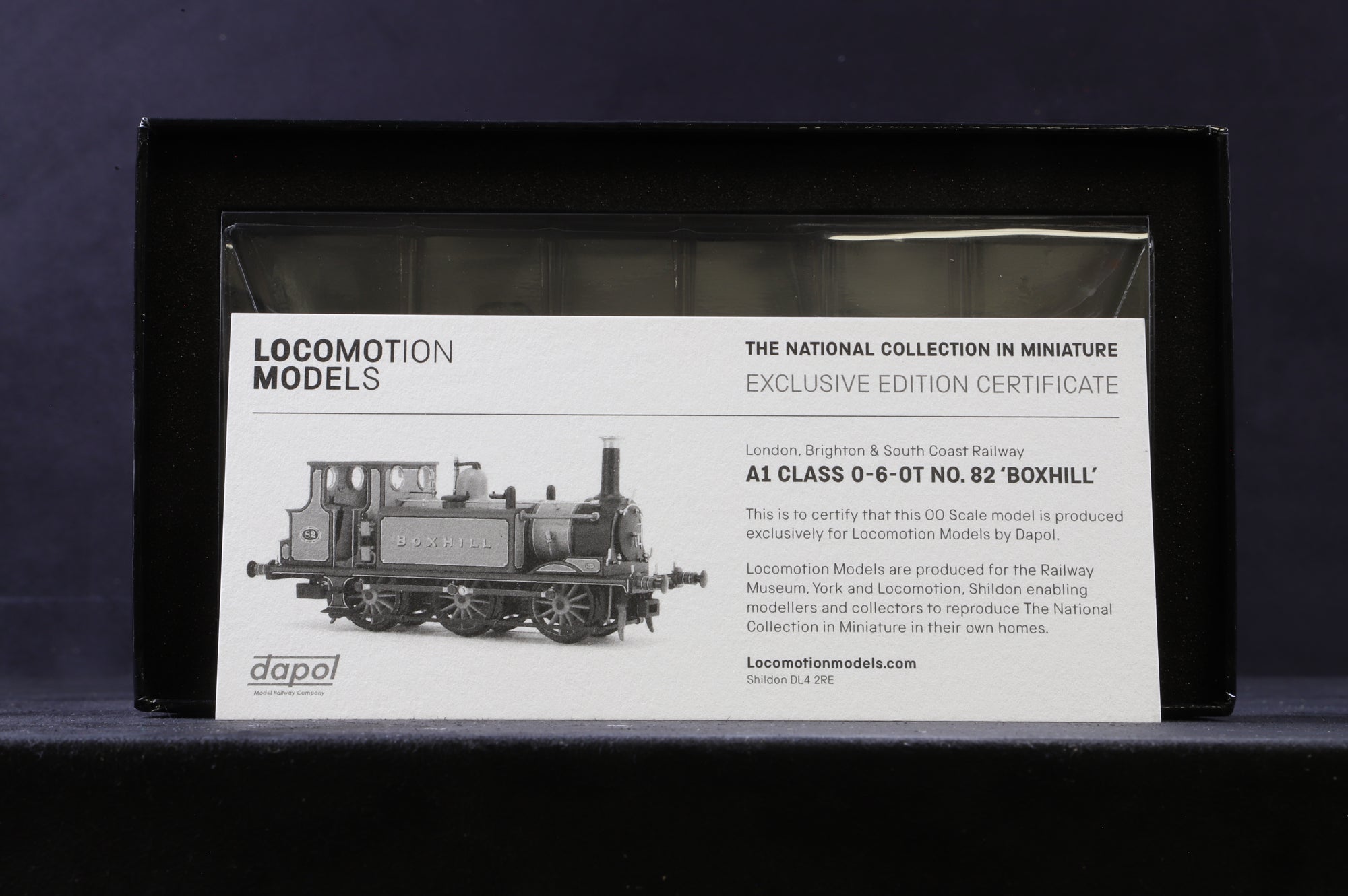 Dapol OO 4S-010-NRM01 Terrier A1 'Boxhill' in LBSC Stroudley Improved Engine Green (Ochre)