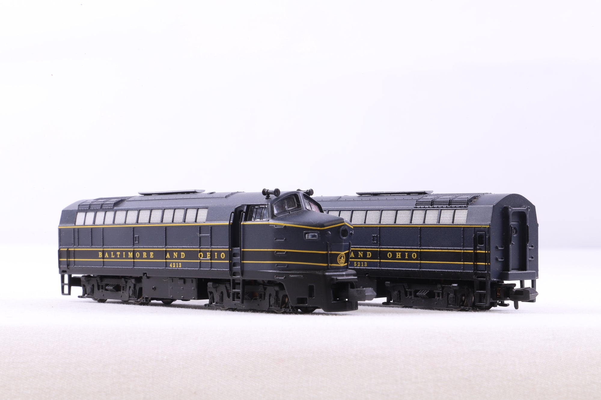 WORKSHOP E-R Models N 040-7308-1 B&O 2nd Generation Baldwin RF-16 Sharknose Set