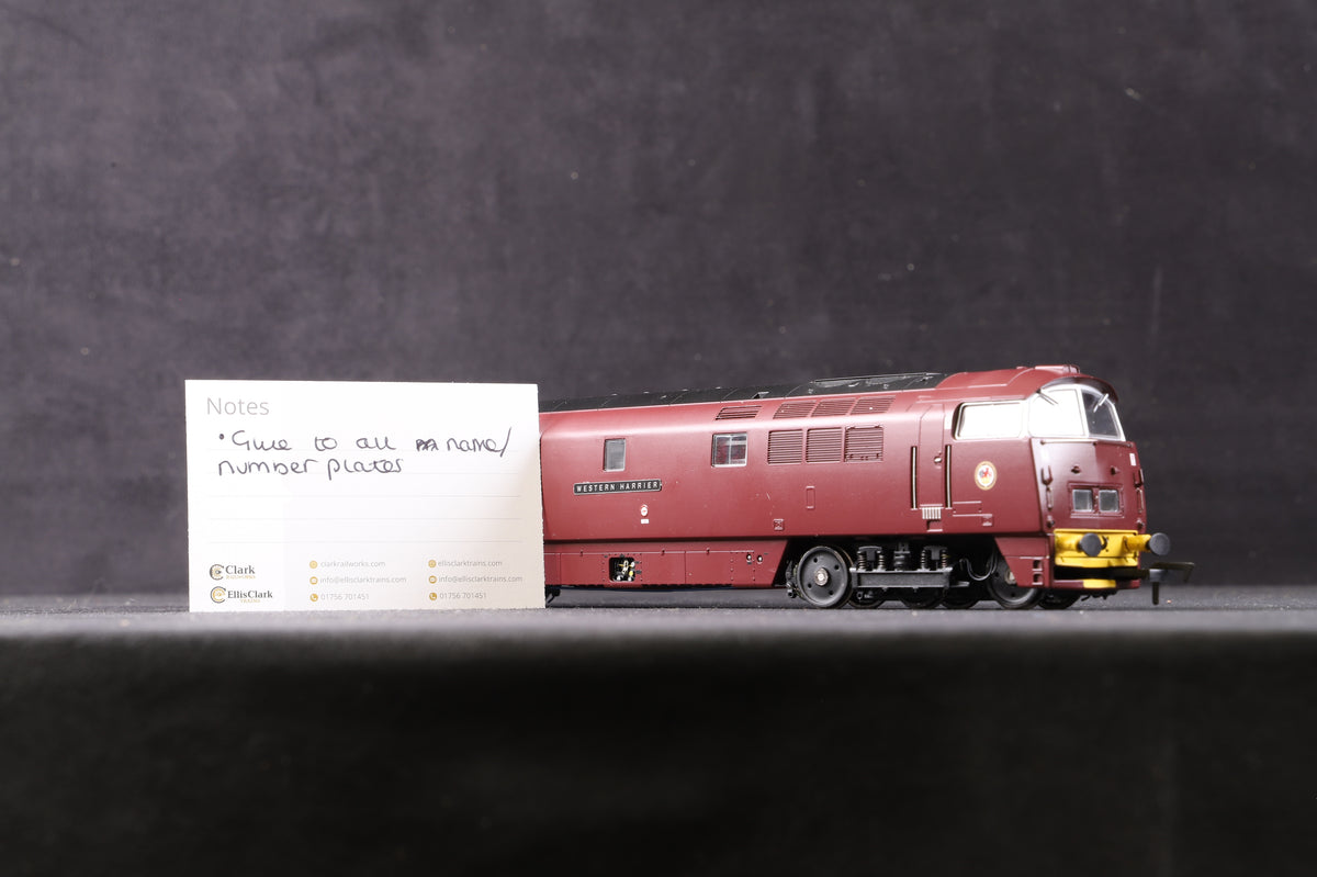 Dapol OO 4D-003-014 Class 52 Western &#39;D1008&#39; &#39;Western Harrier&#39; BR Maroon Tellow Bufferbeam