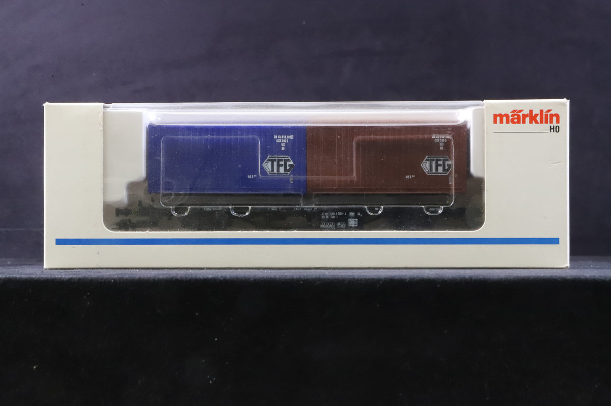 Marklin HO Rake Of 3 TFG Container Wagons Inc. 47701, 4769 &amp; 4768