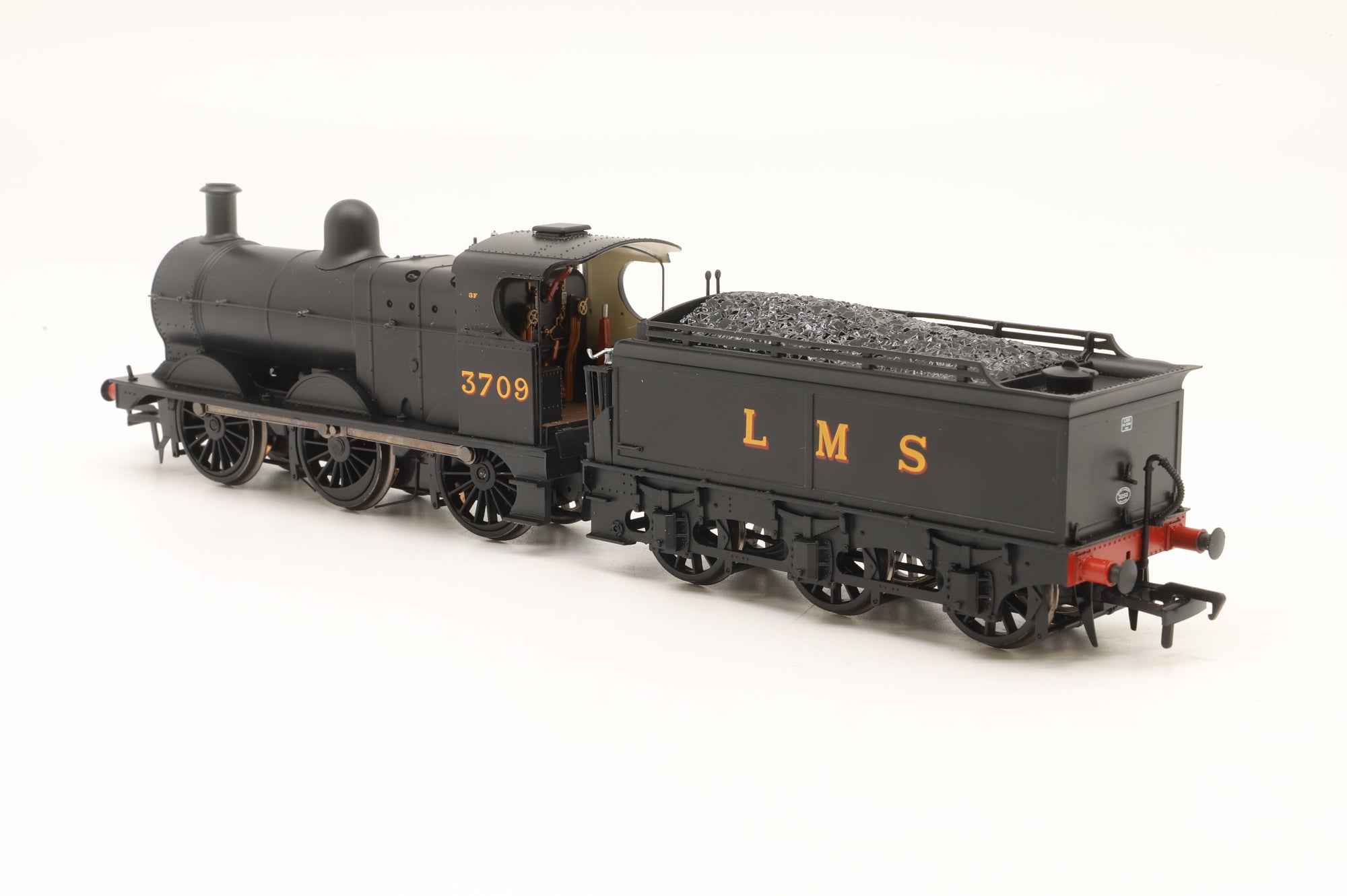 Bachmann OO 31-627A Class 3F '3709' LMS Black, DCC Fitted