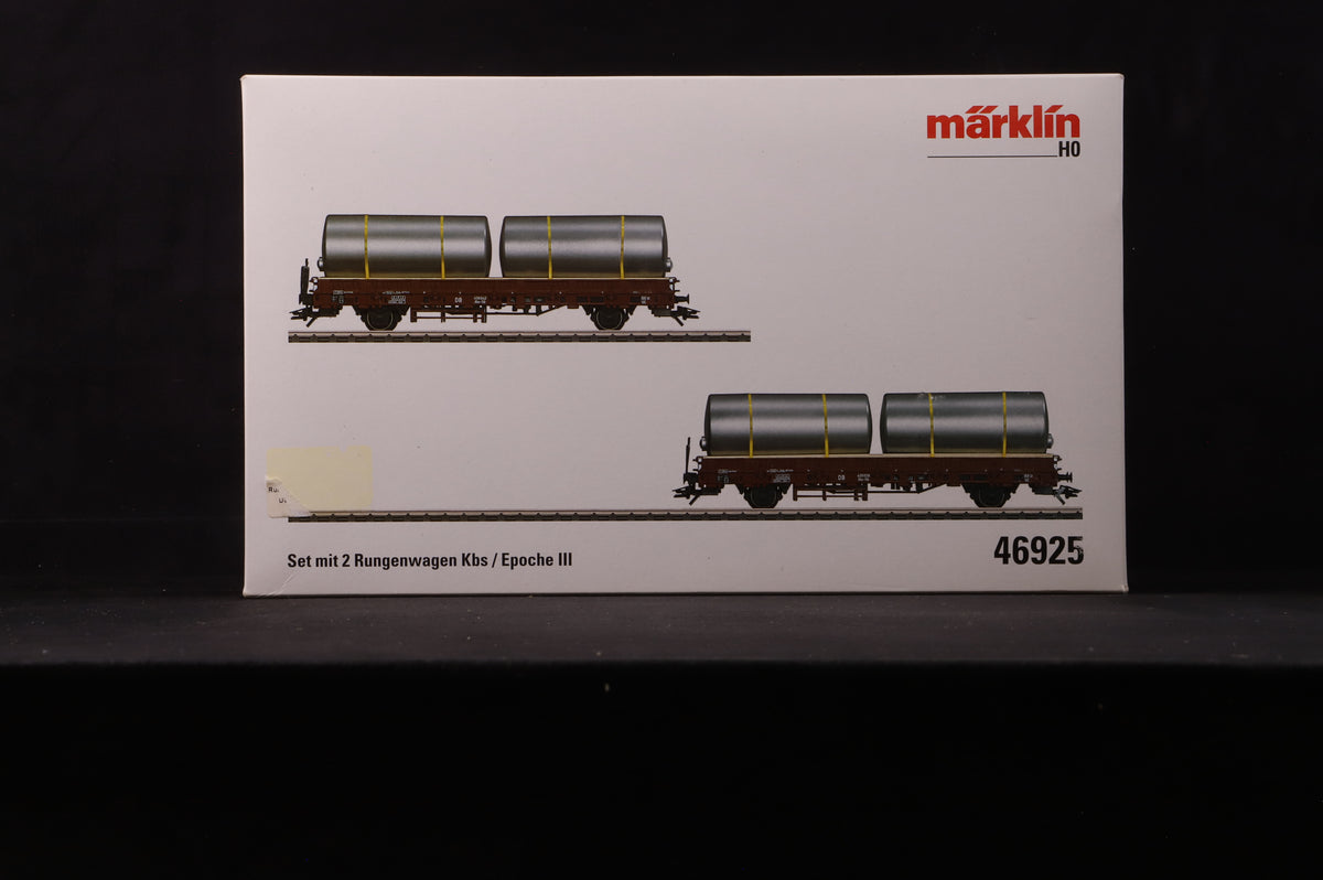 Märklin HO 46925 DB Bauxite/Silver Rungenwagen Set