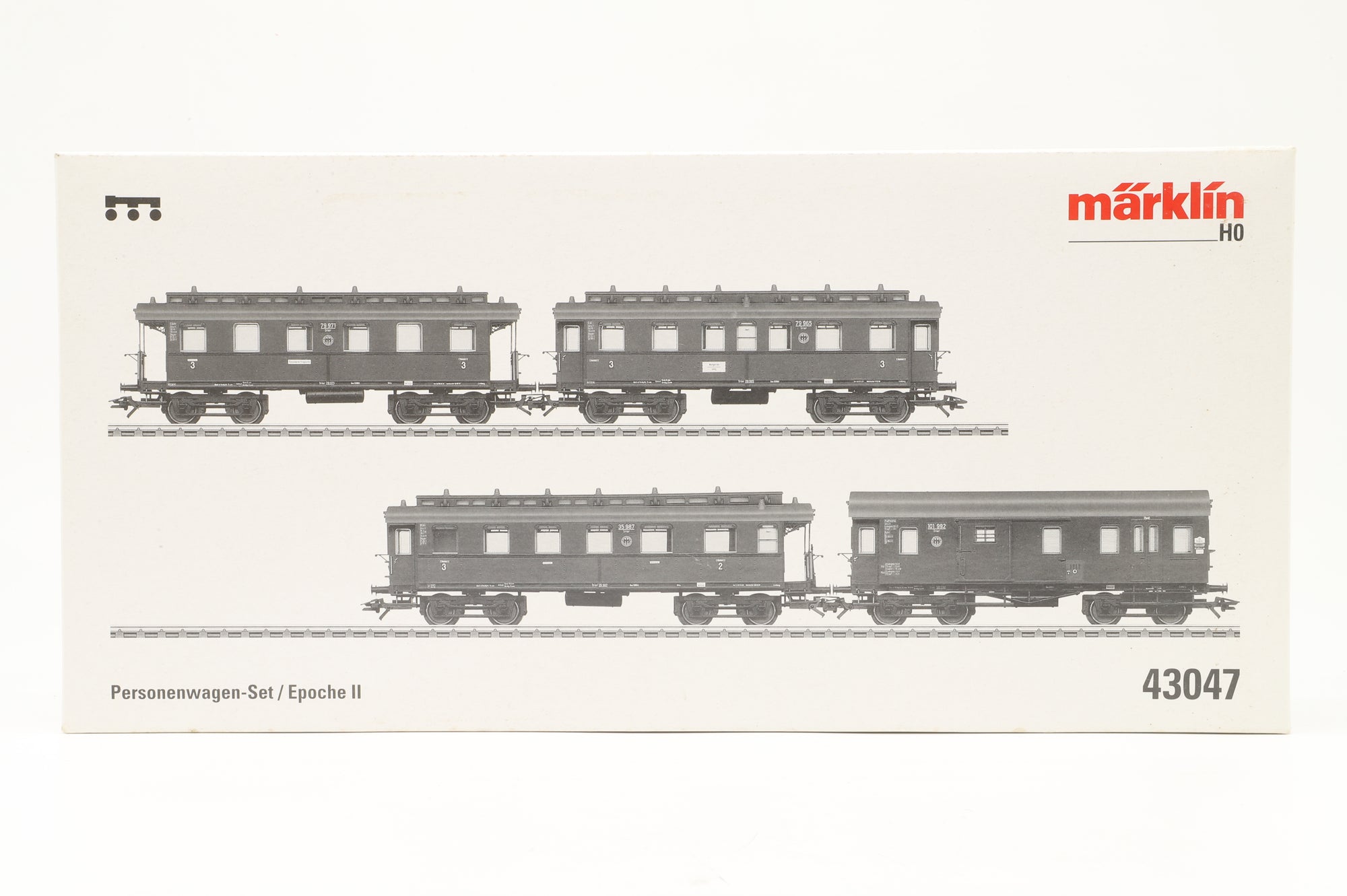 Marklin HO 43047 Set of 4x DRG Coaches