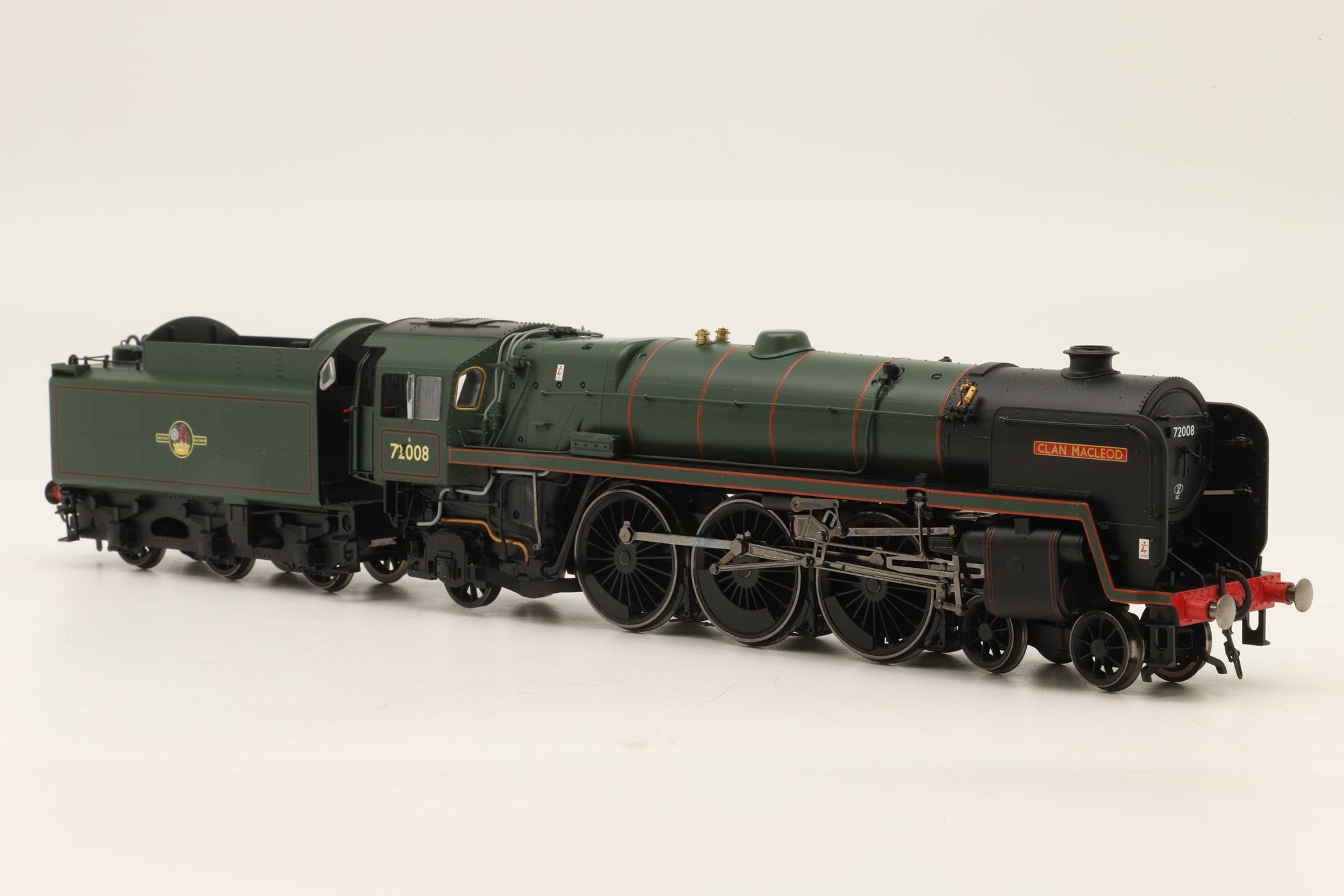 WORKSHOP Hornby OO R3847X Standard Class 6 72008 'Clan Macleod' in Lined BR Green w/ Late Crests – Non-Runner
